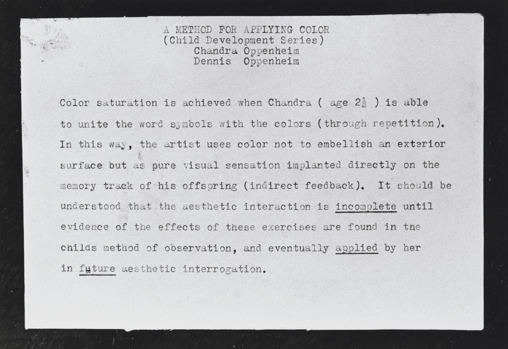 A Method for Applying Color (Child Development Series)