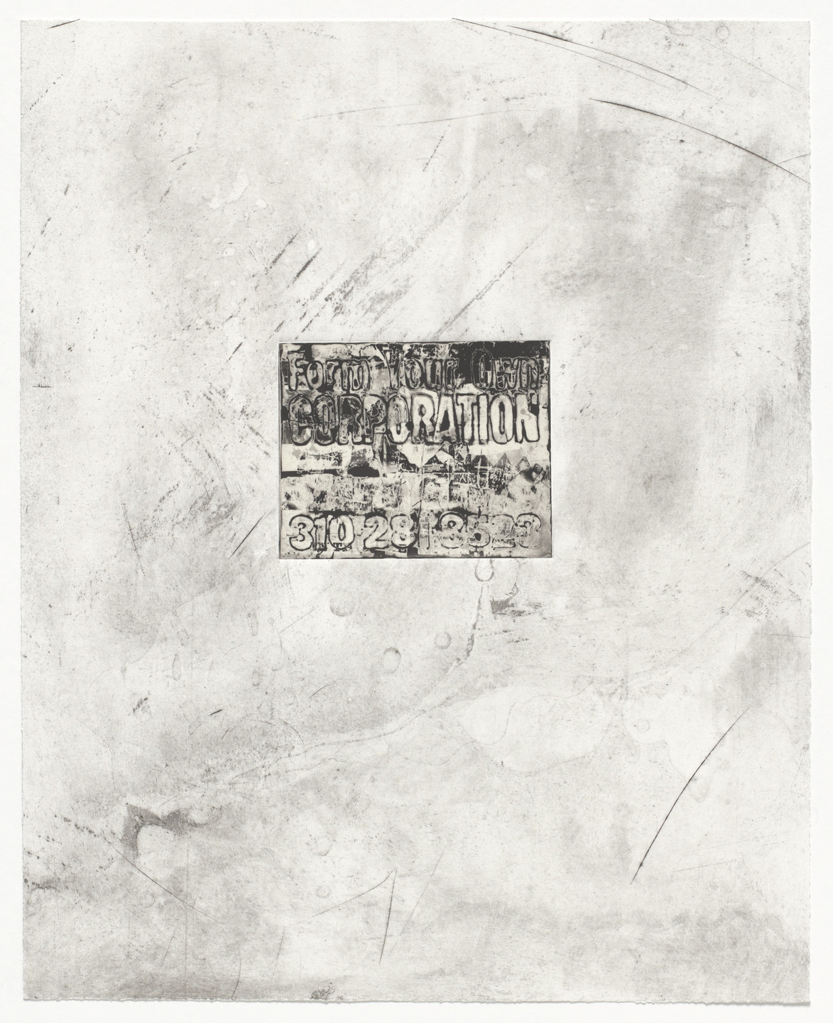Mark Bradford. Untitled from an untitled series. 2012