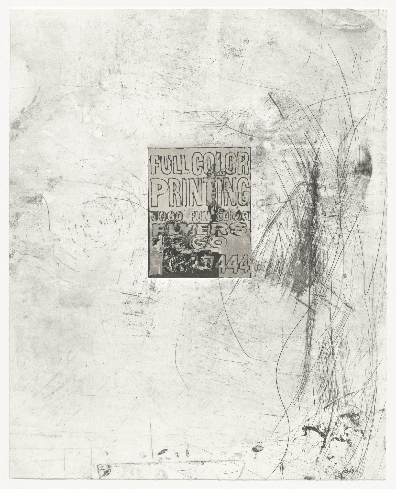 Mark Bradford. Untitled from an untitled series