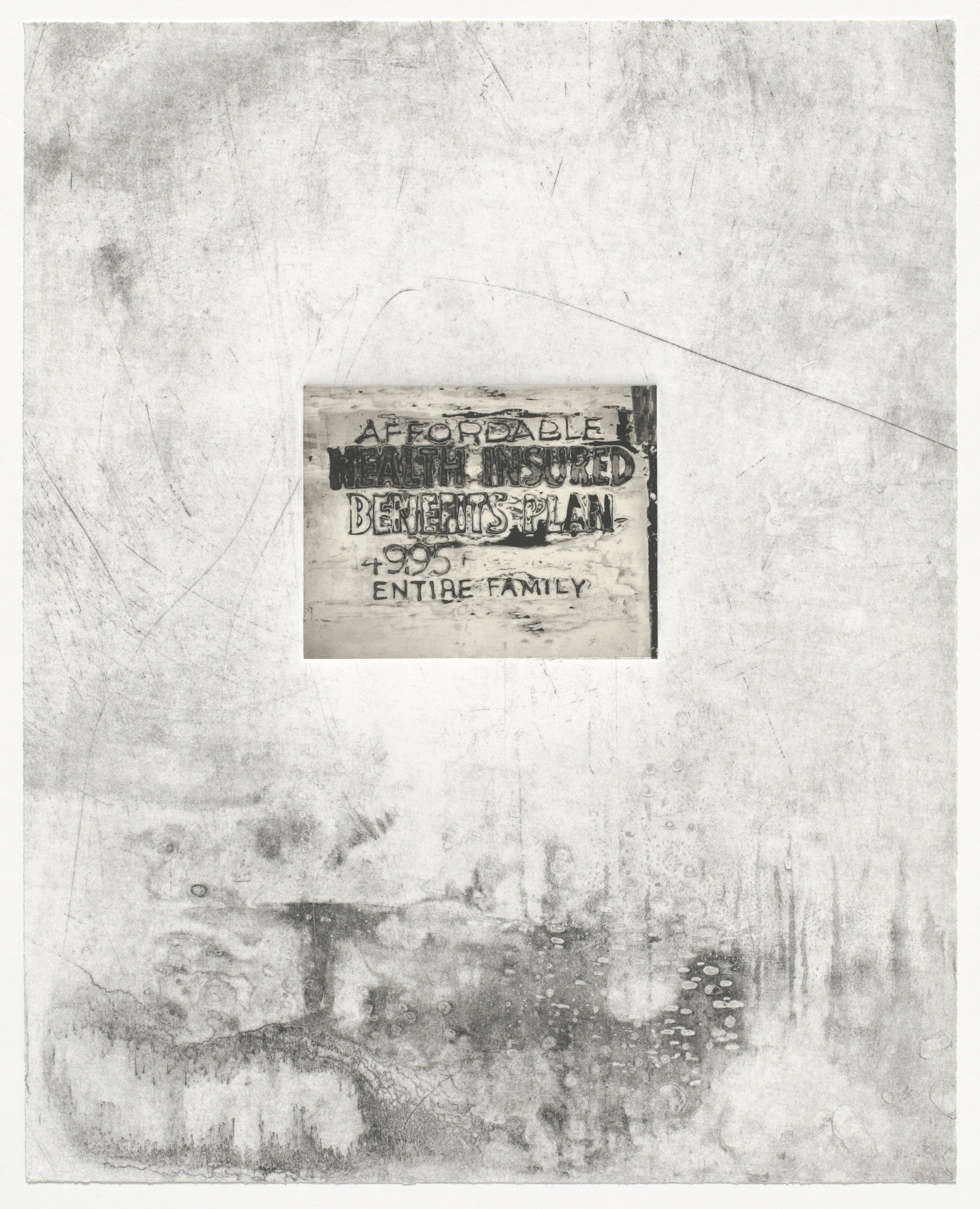 Mark Bradford. Untitled from an untitled series