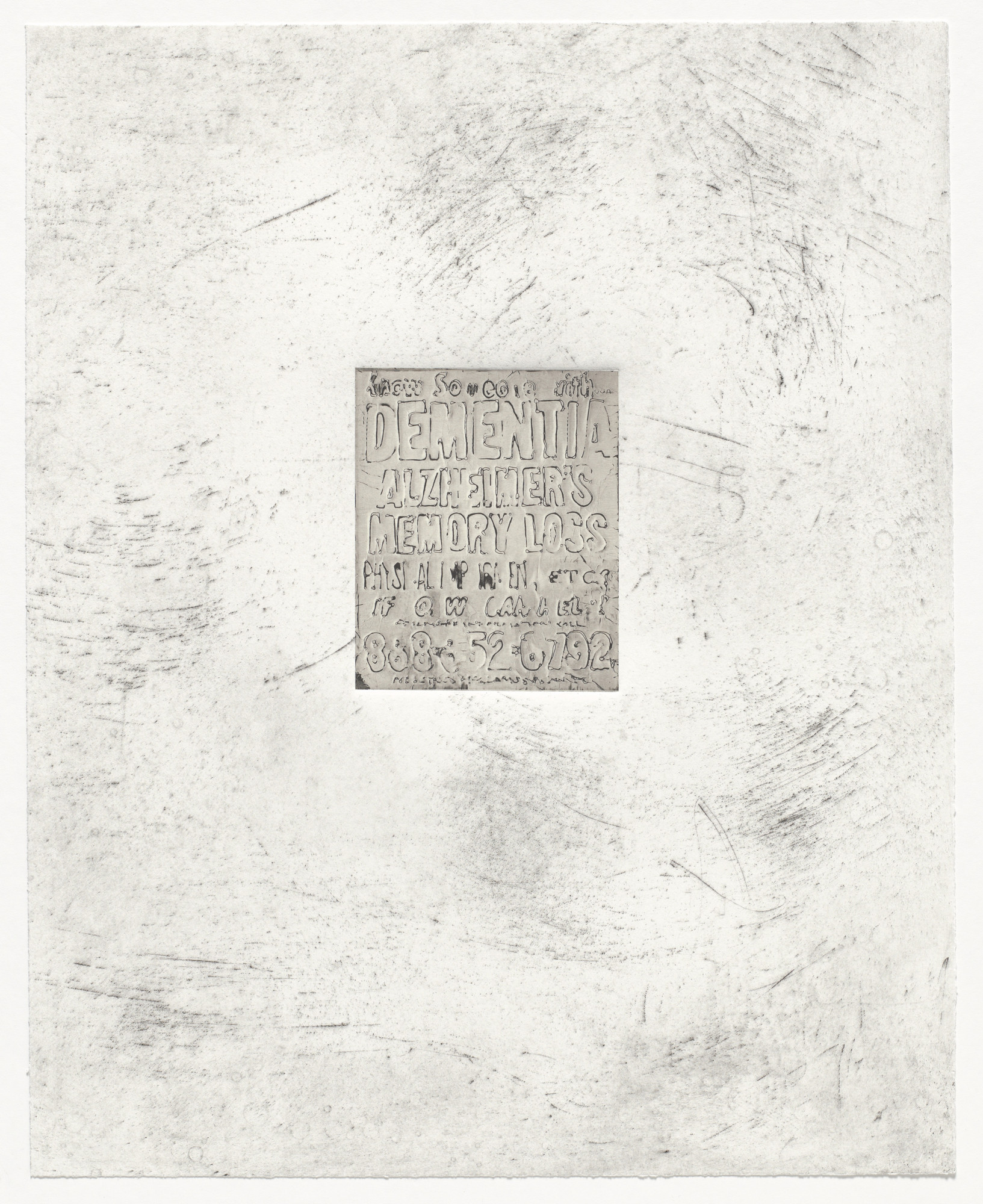 Mark Bradford. Untitled from an untitled series
