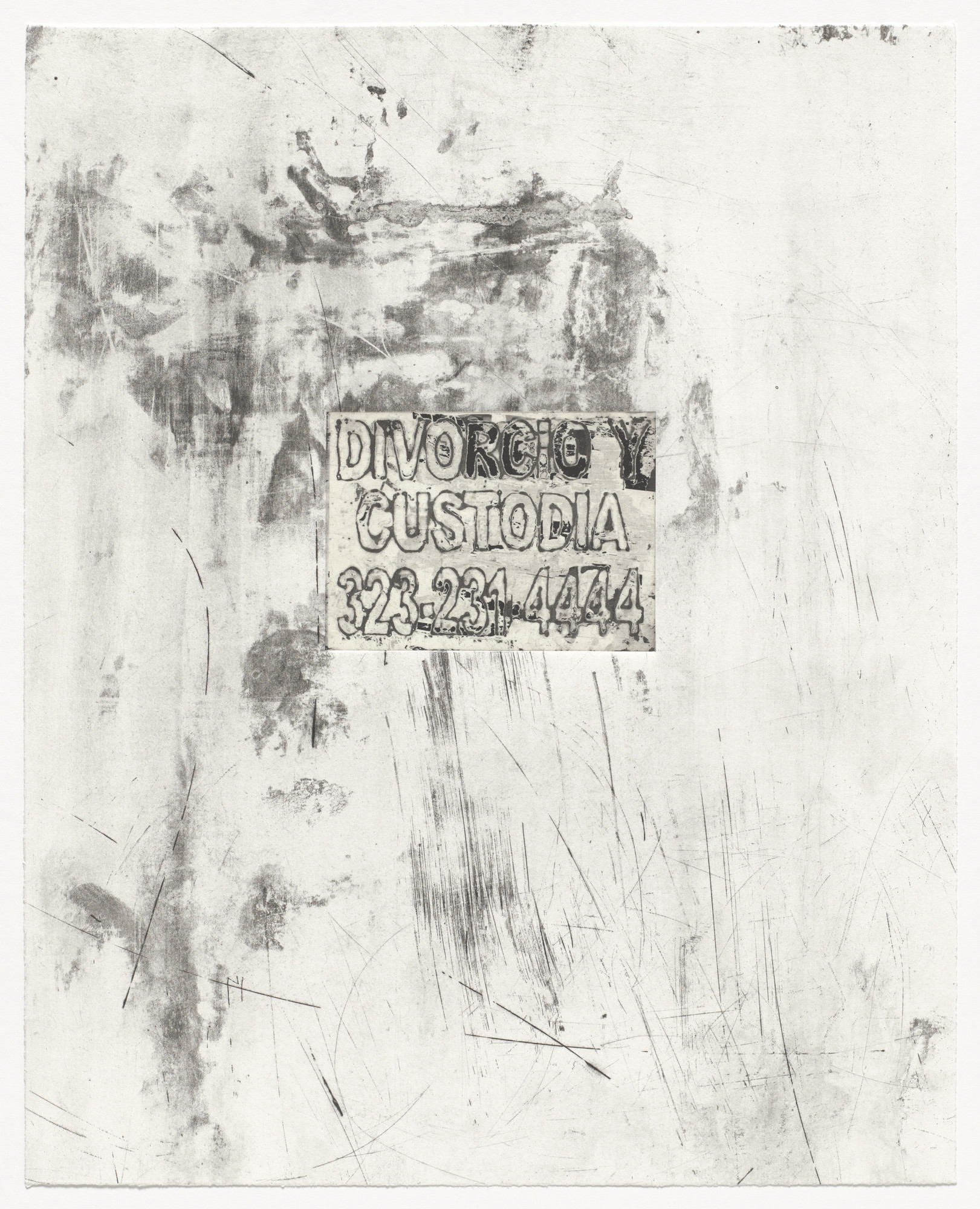 Mark Bradford. Untitled from an untitled series