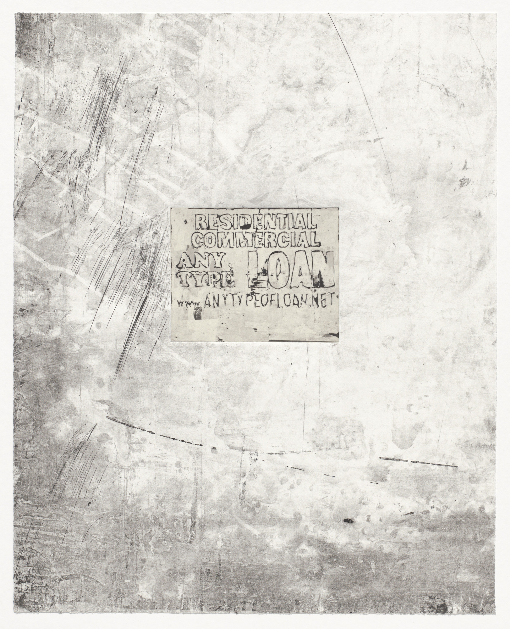 Mark Bradford. Untitled from an untitled series
