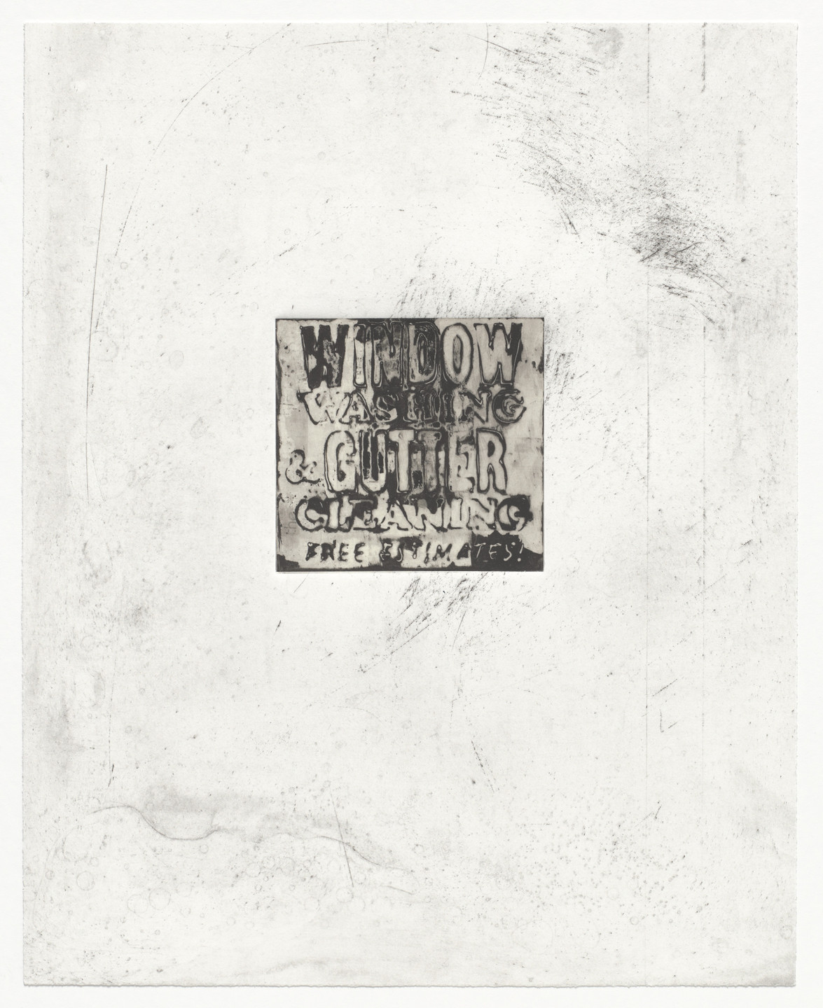 Mark Bradford. Untitled from an untitled series. 2012