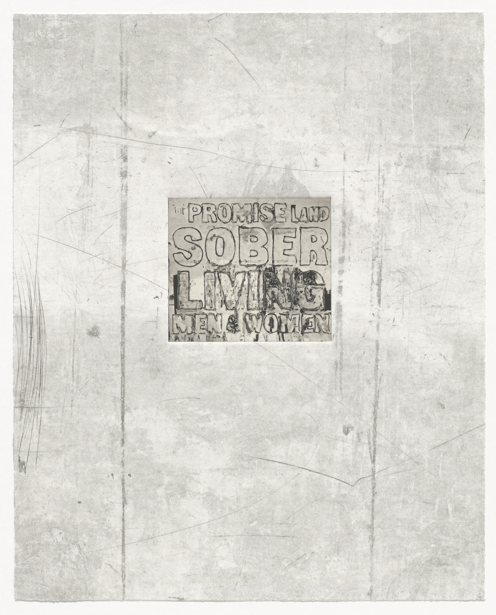 Mark Bradford. Untitled from an untitled series
