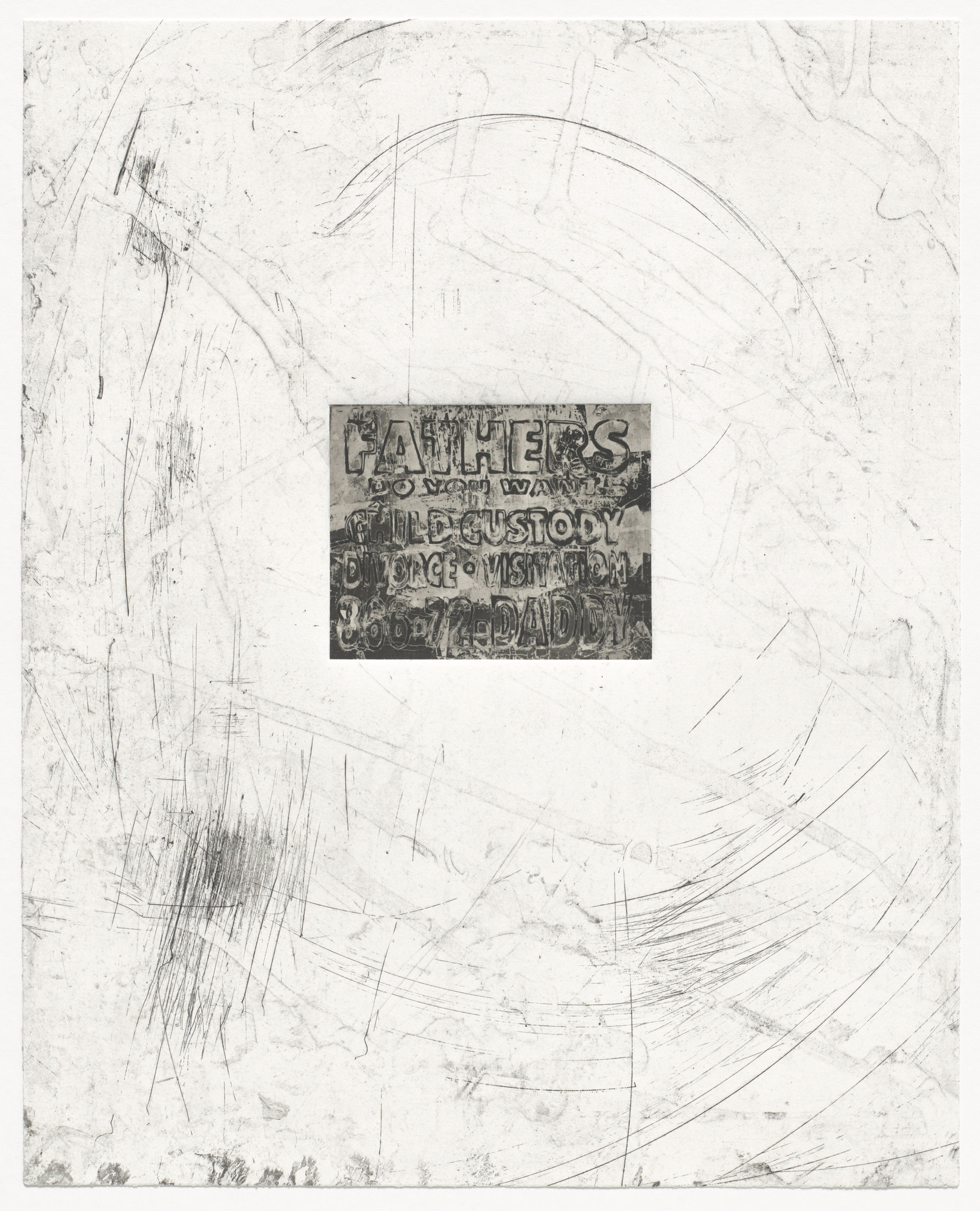 Mark Bradford. Untitled from an untitled series