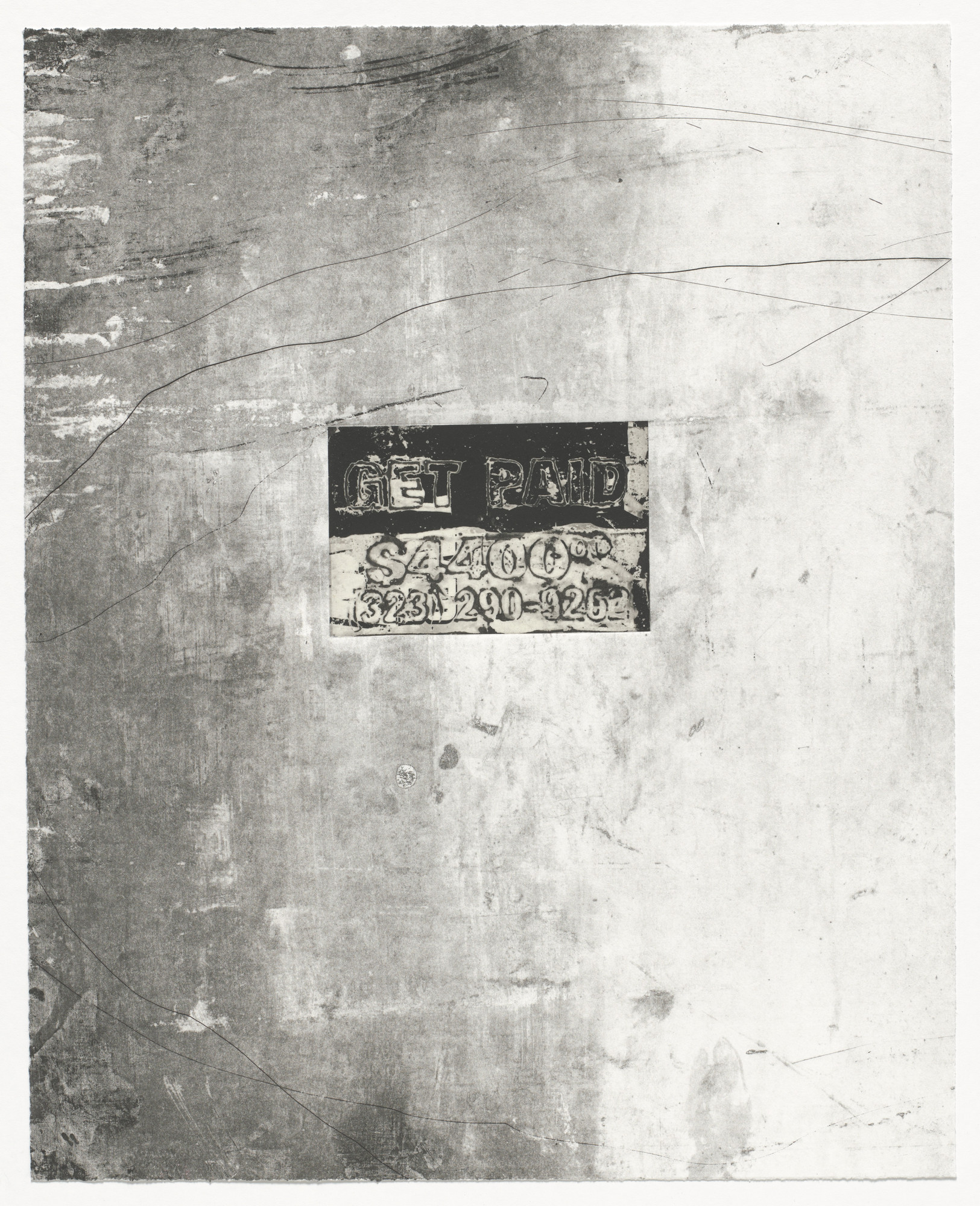 Mark Bradford. Untitled from an untitled series