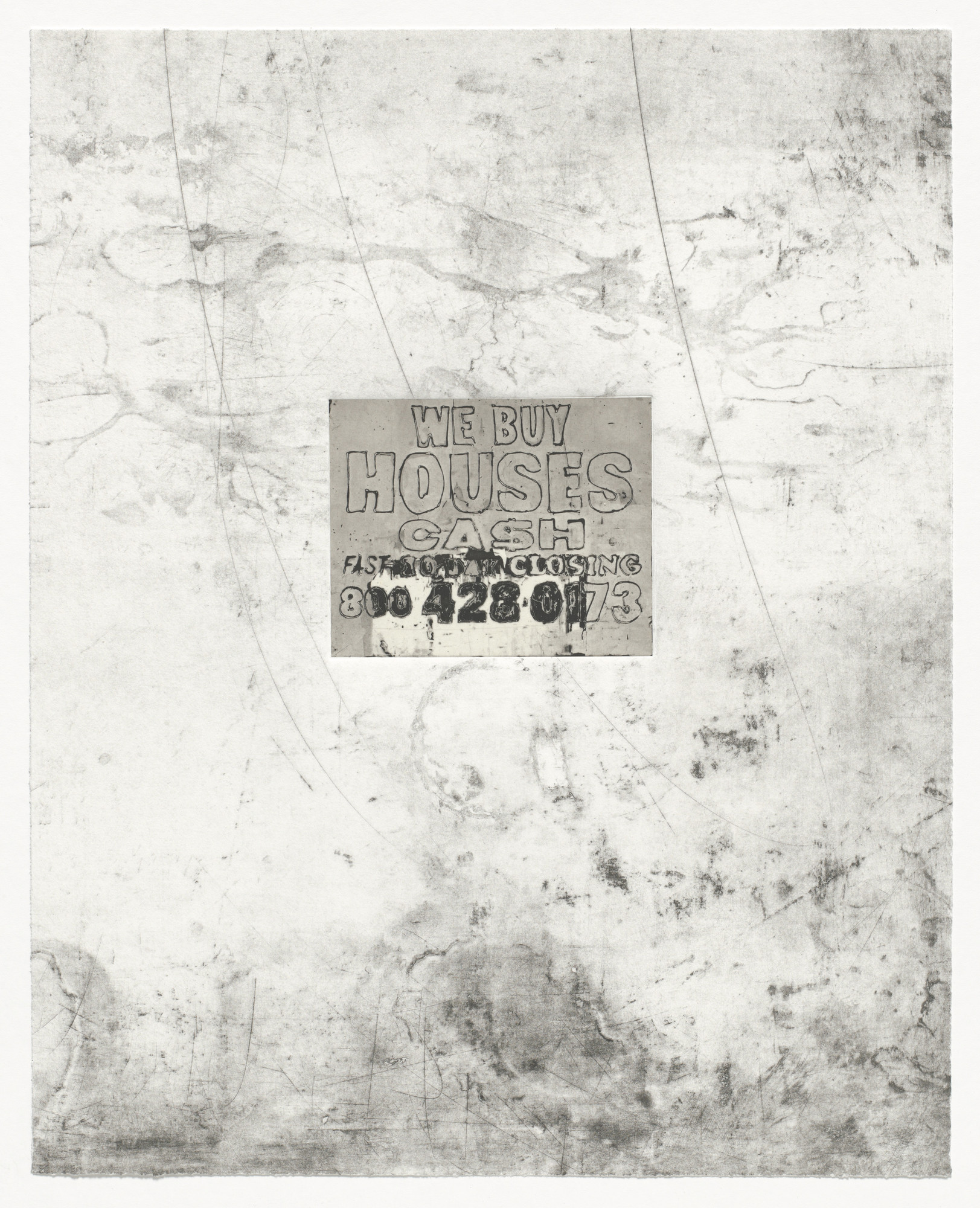 Mark Bradford. Untitled from an untitled series