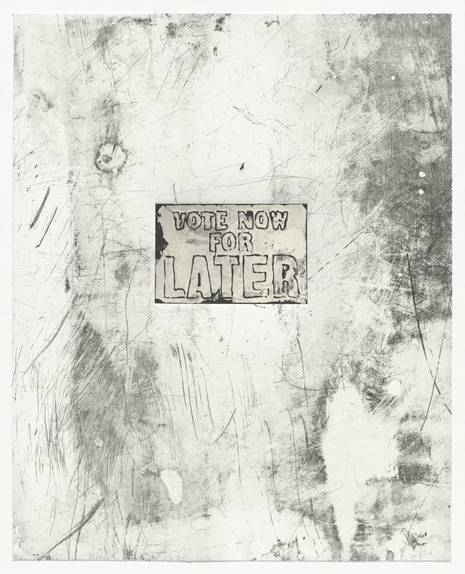 Mark Bradford. Untitled from an untitled series