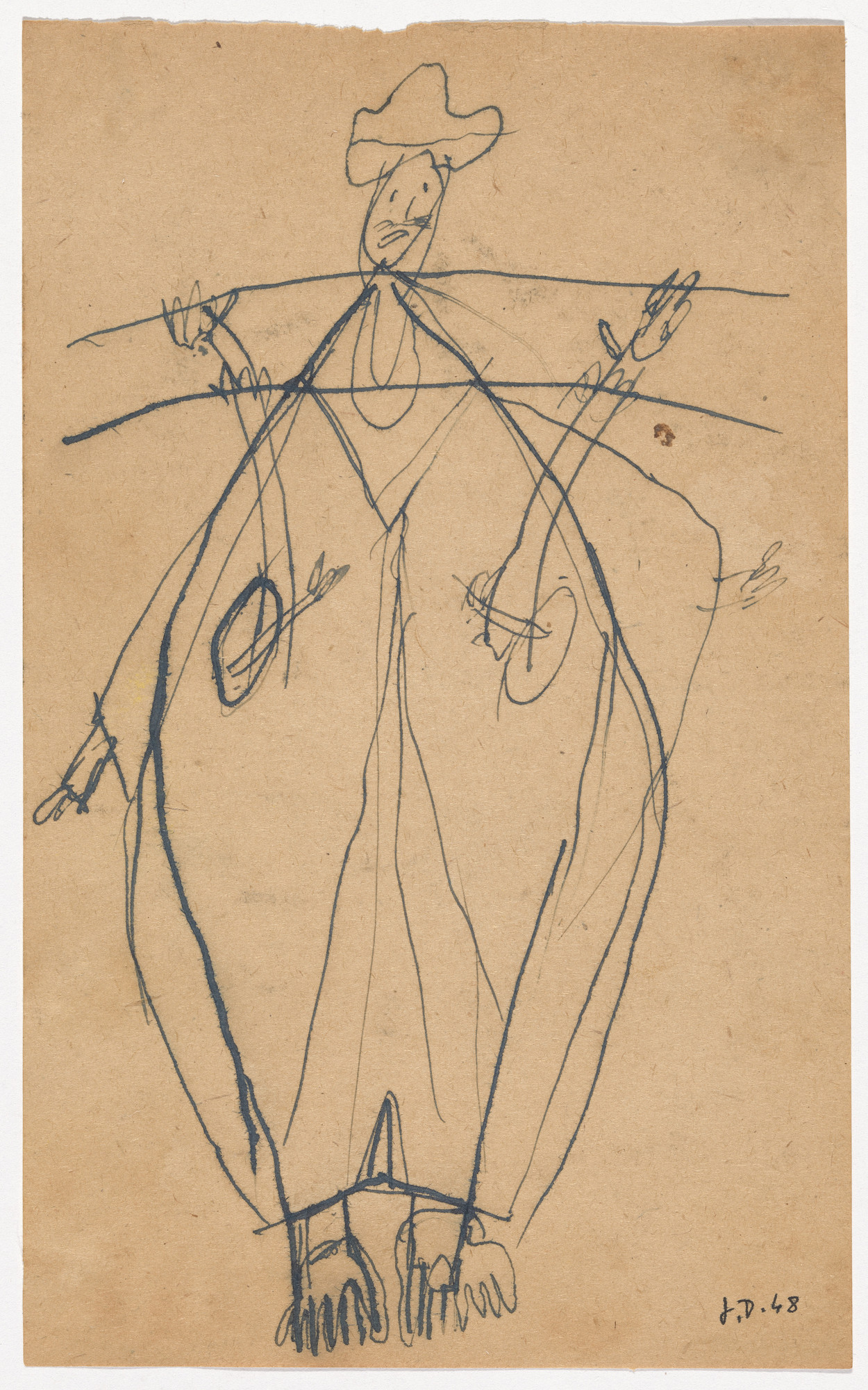 Jean Dubuffet. Sketchbook: El Golea, II