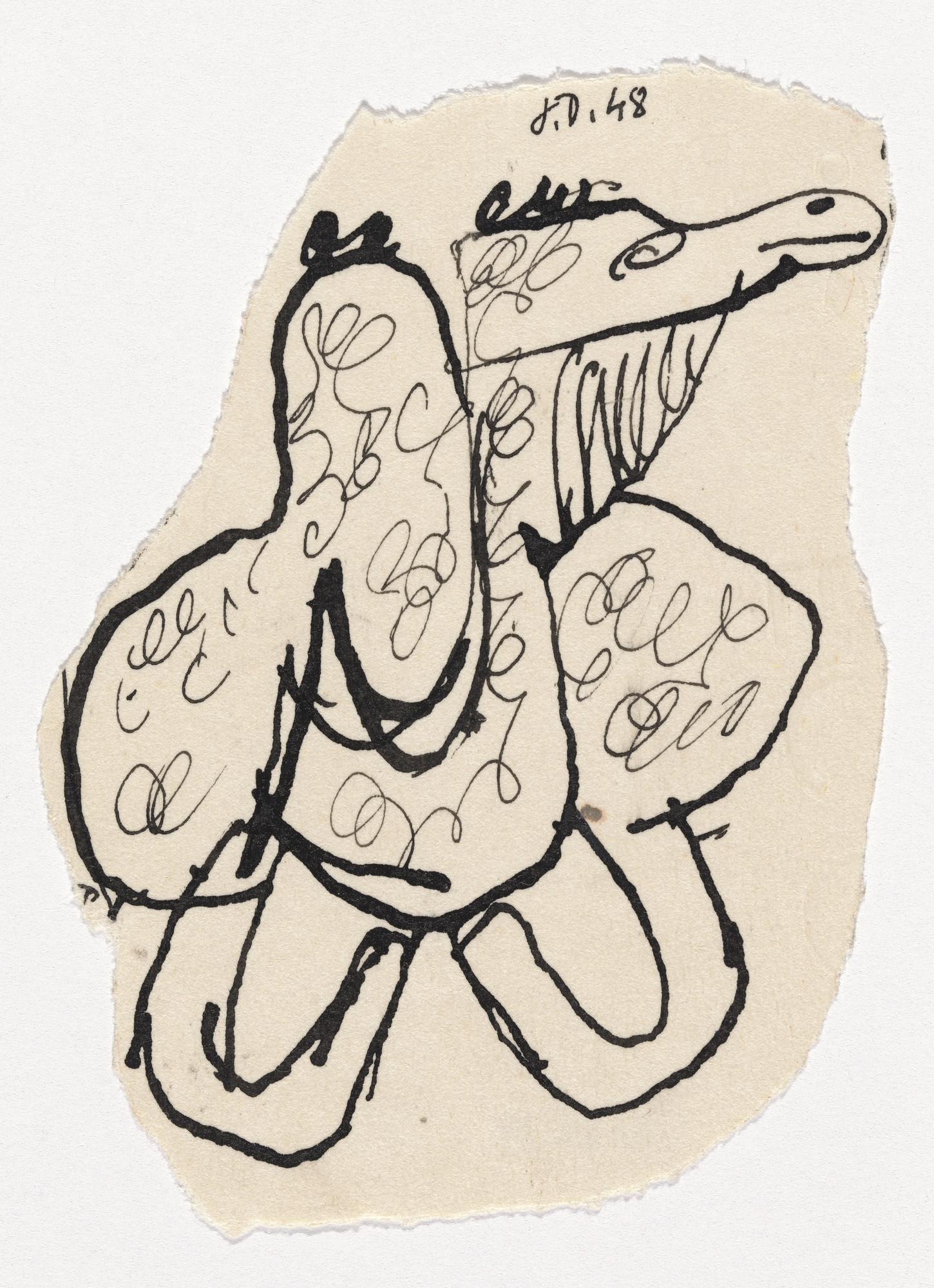 Jean Dubuffet. Sketchbook: El Golea, II