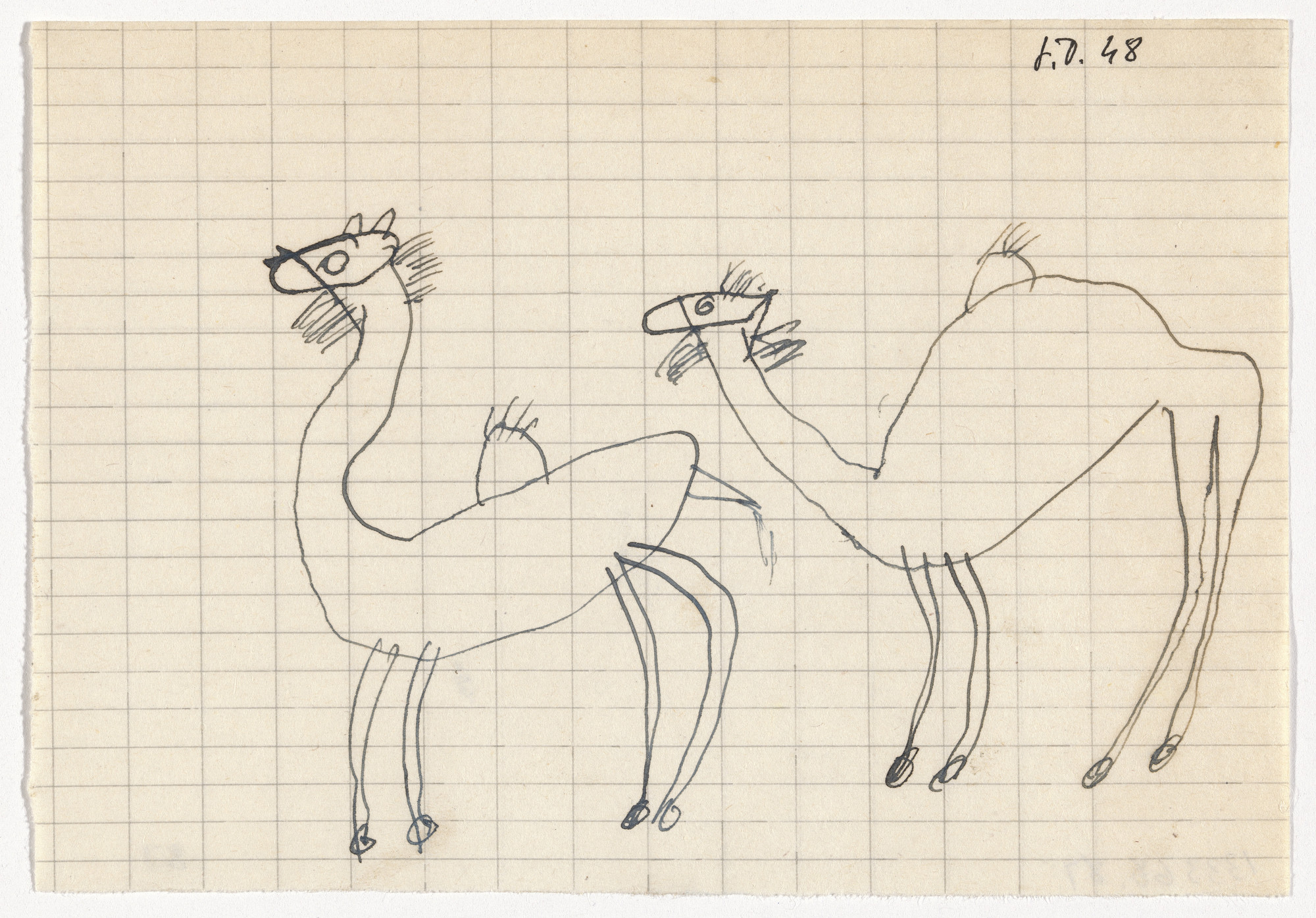 Jean Dubuffet. Sketchbook: El Golea, II