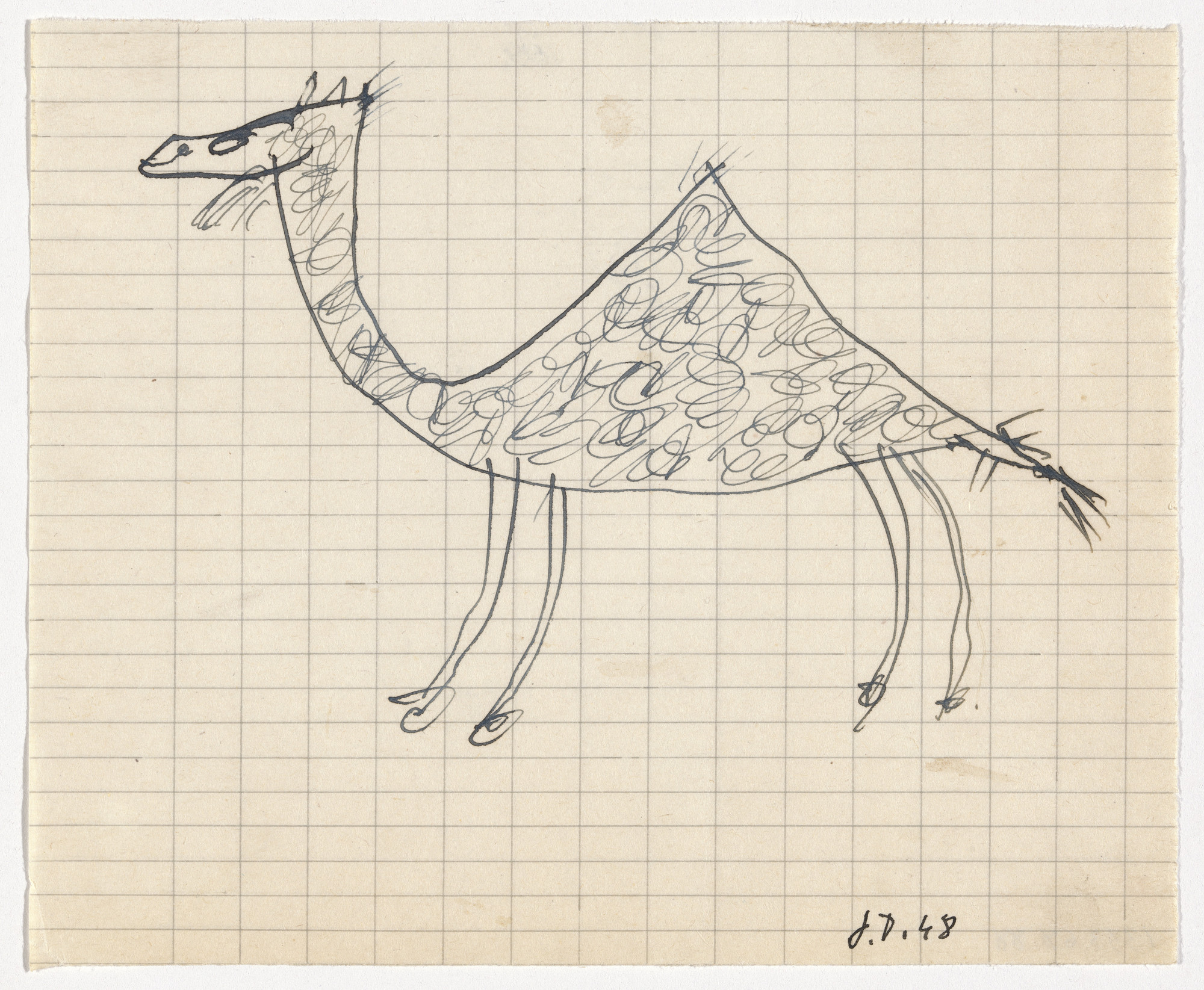 Jean Dubuffet. Sketchbook: El Golea, II