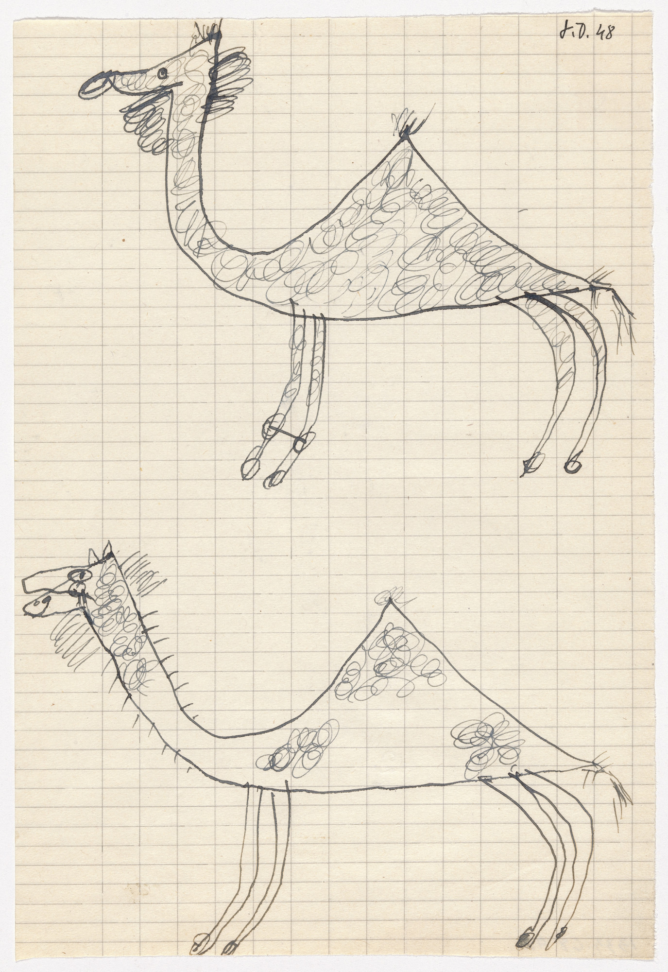 Jean Dubuffet. Sketchbook: El Golea, II