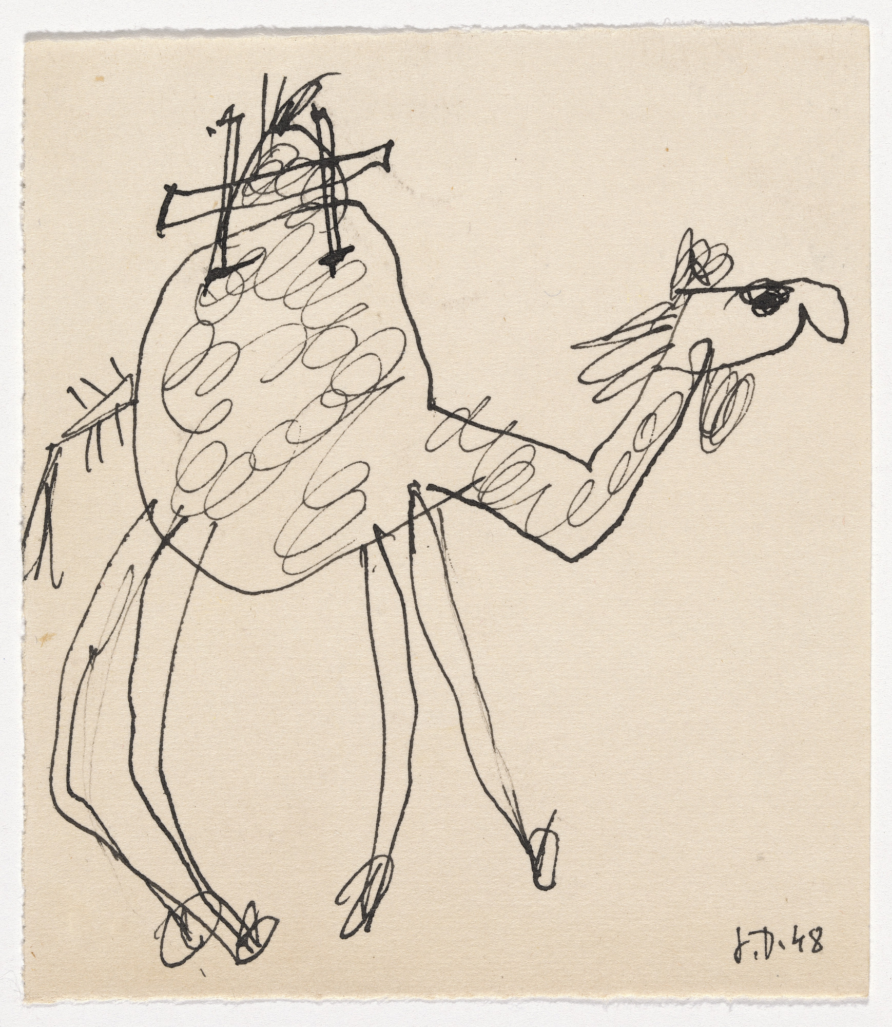 Jean Dubuffet. Sketchbook: El Golea, II