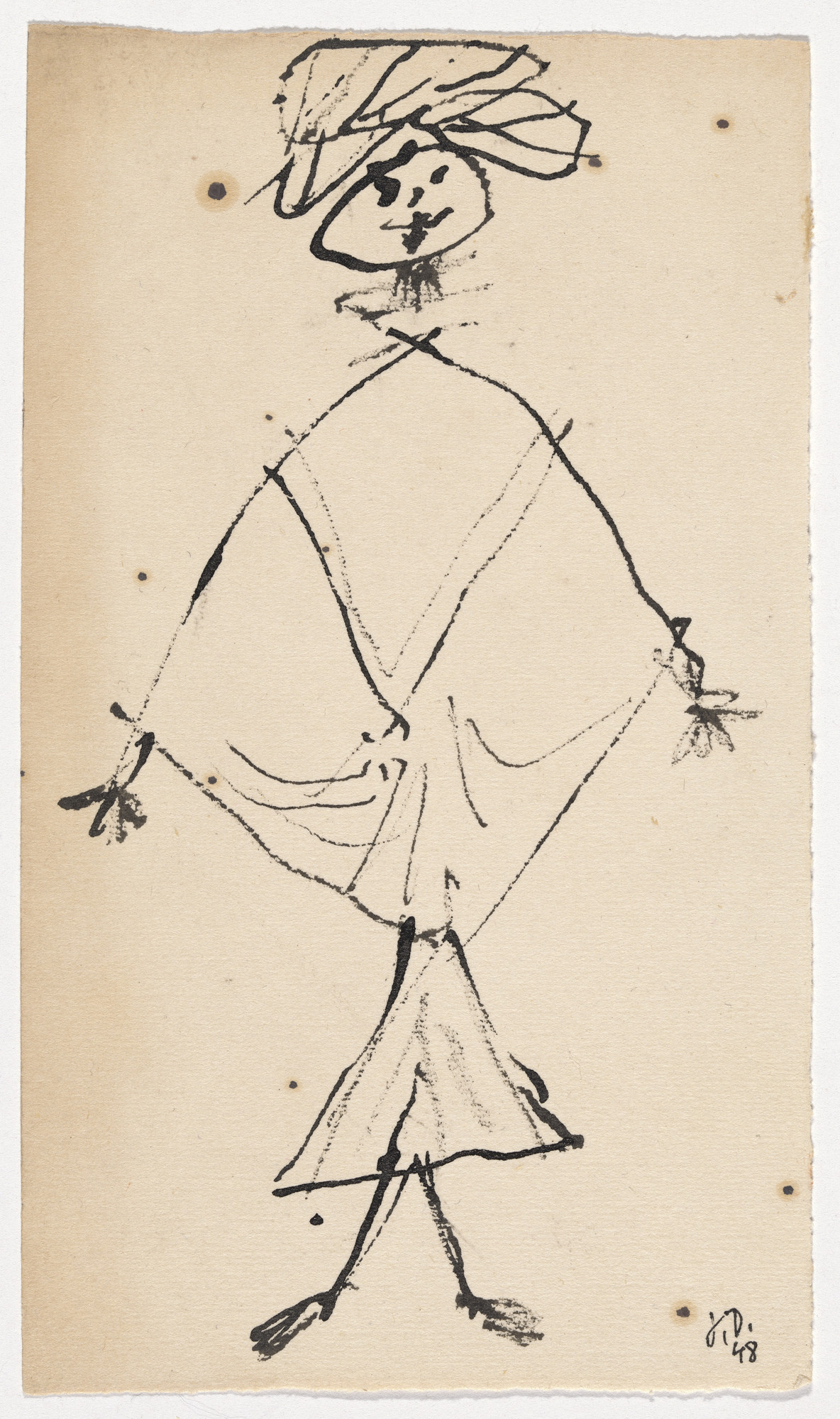 Jean Dubuffet. Sketchbook: El Golea, II