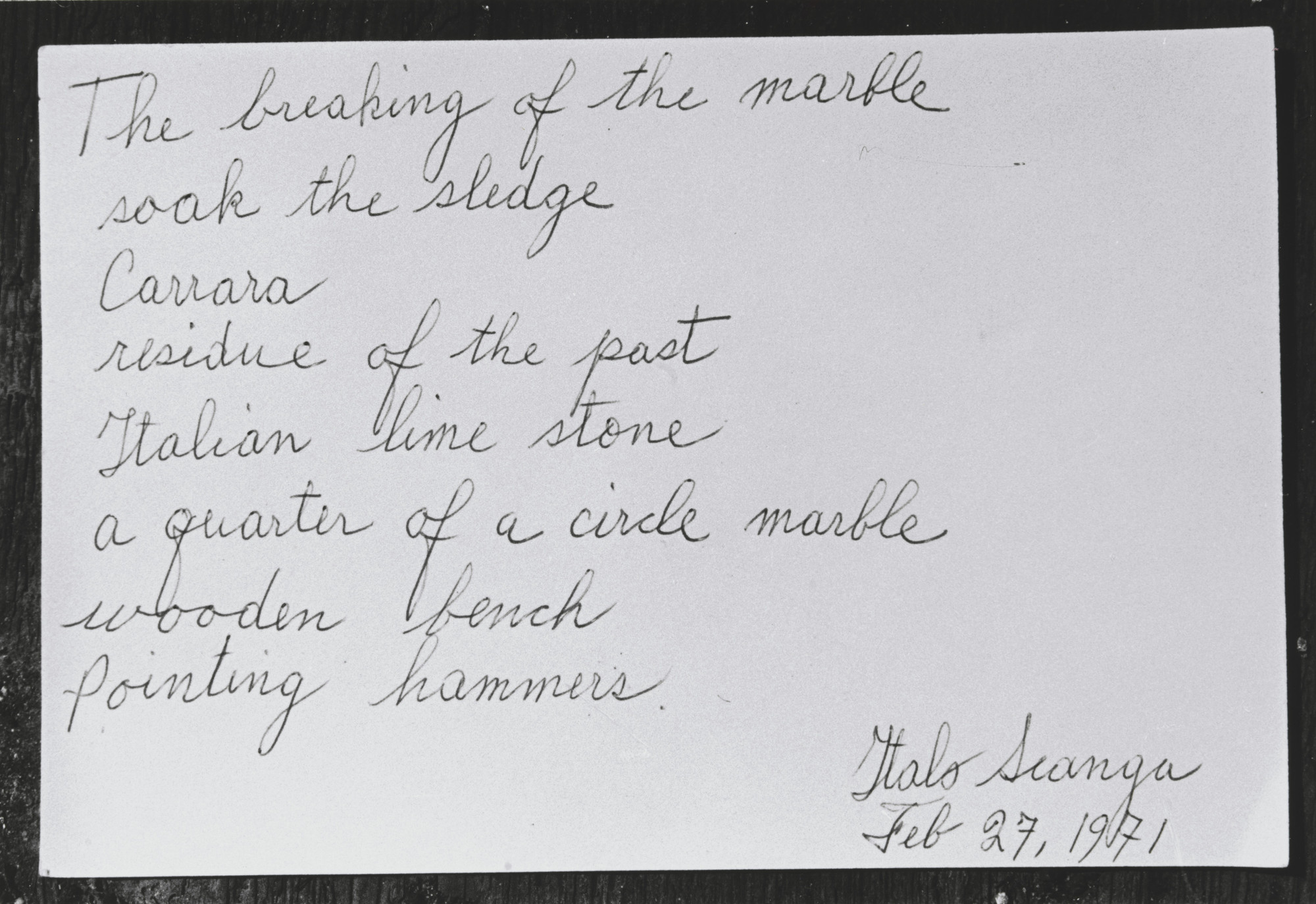 Italo Scanga, Harry Shunk, János Kender. The Breaking of the Marble. 1971