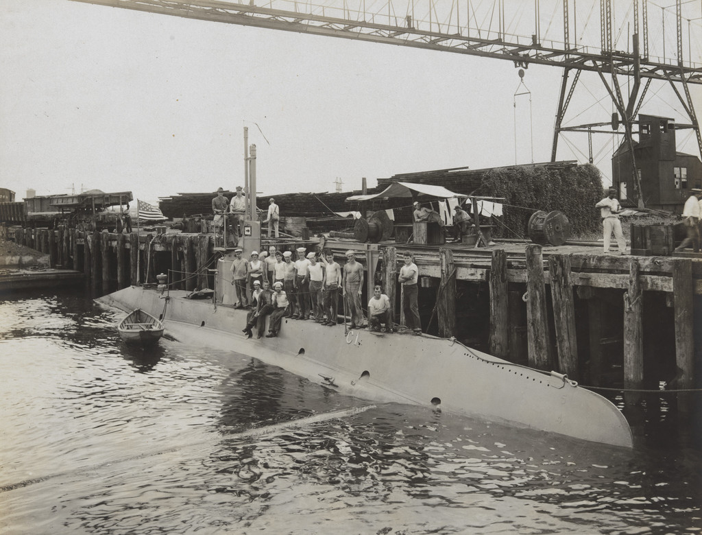 U.S. Naval Submarine "C" at Dock #13, Cristobal, C.Z