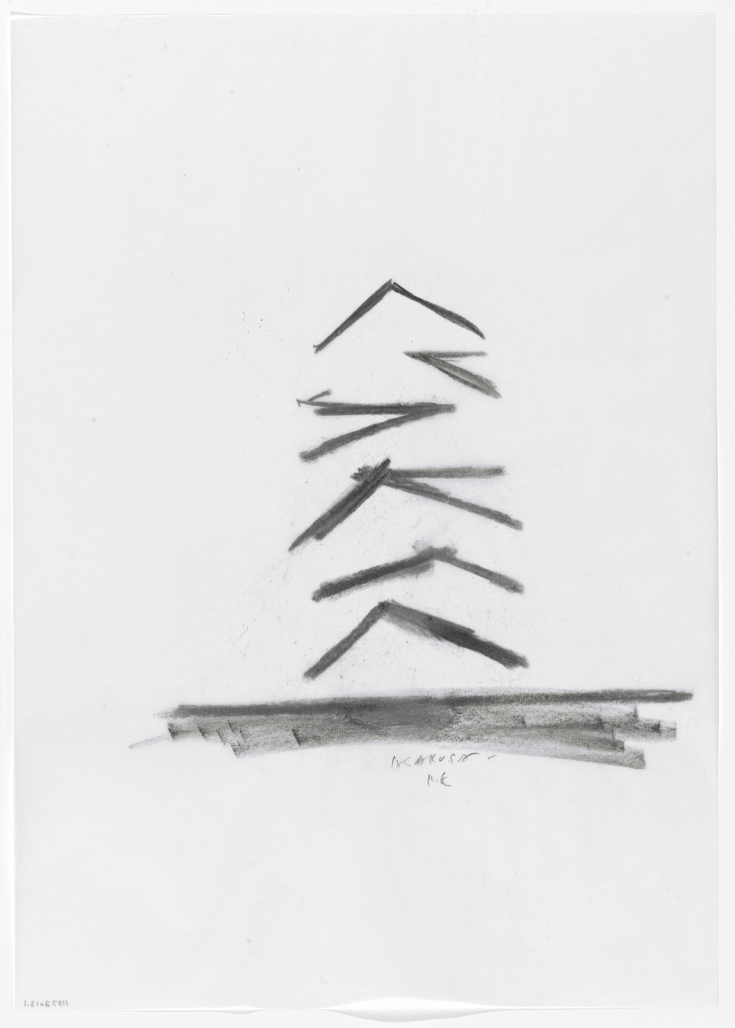 Kengo Kuma. Asakusa Culture Tourist Information Center (Elevation sketch). 2012