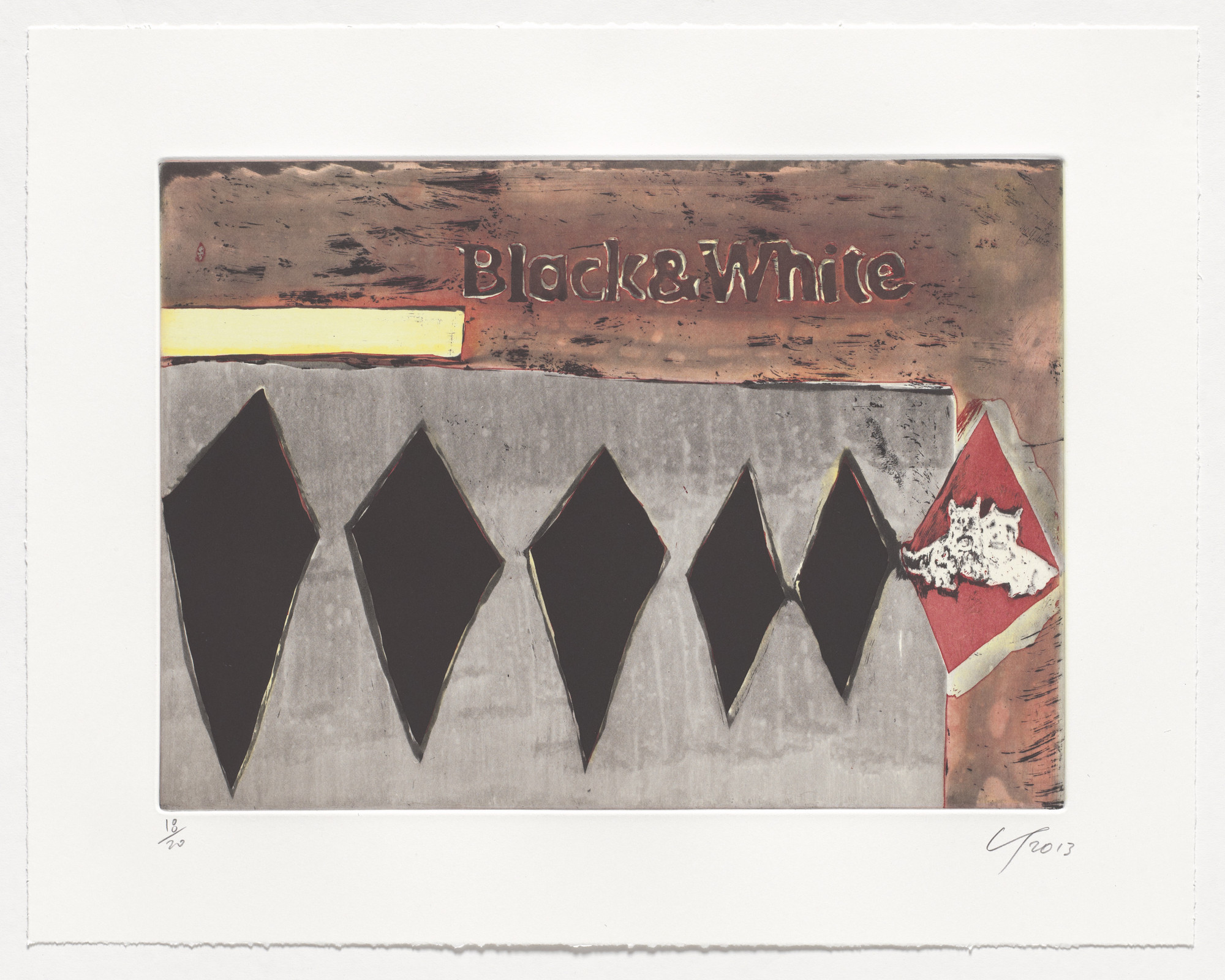 Peter Doig. Black & White from an untitled series
