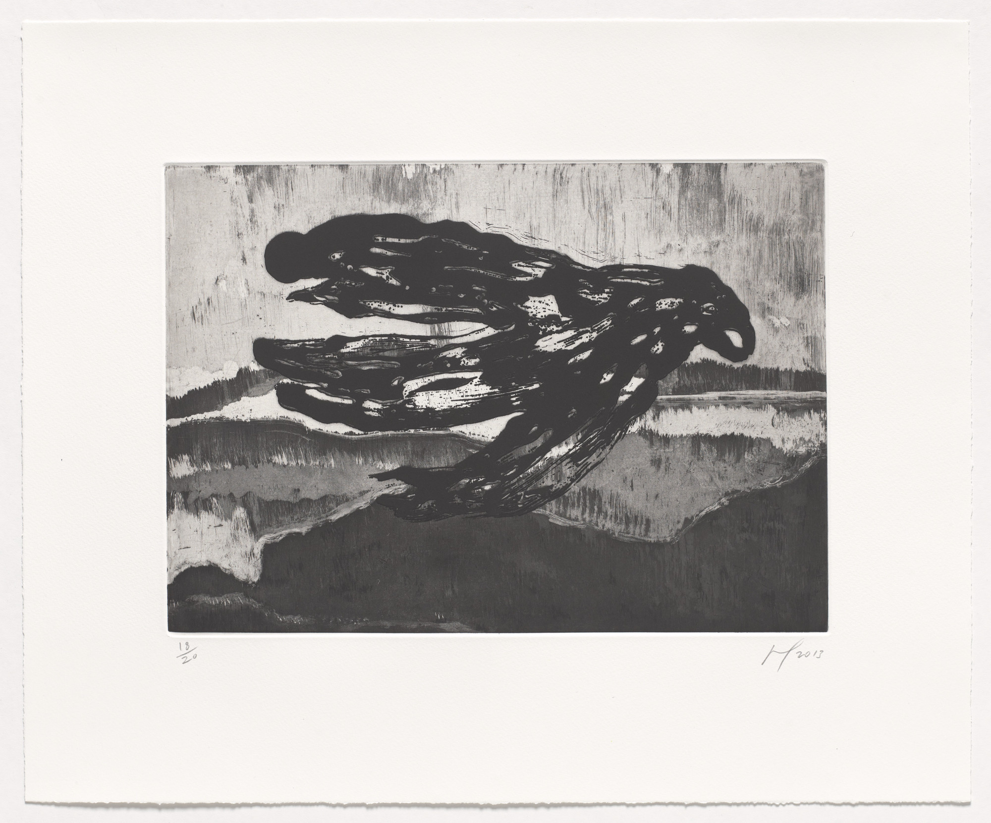Peter Doig. Corbeaux from an untitled series