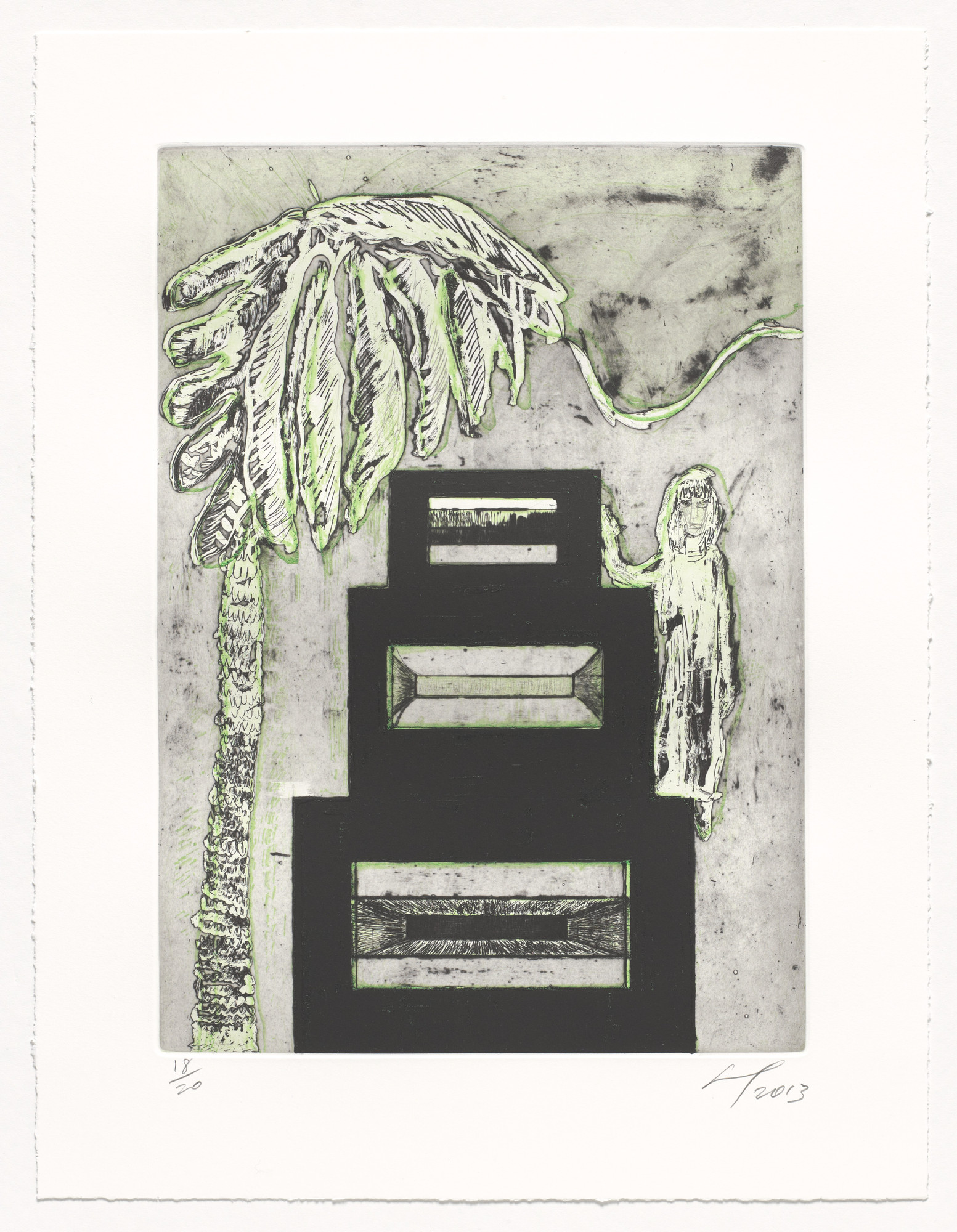 Peter Doig. Untitled (Speakers) from an untitled series