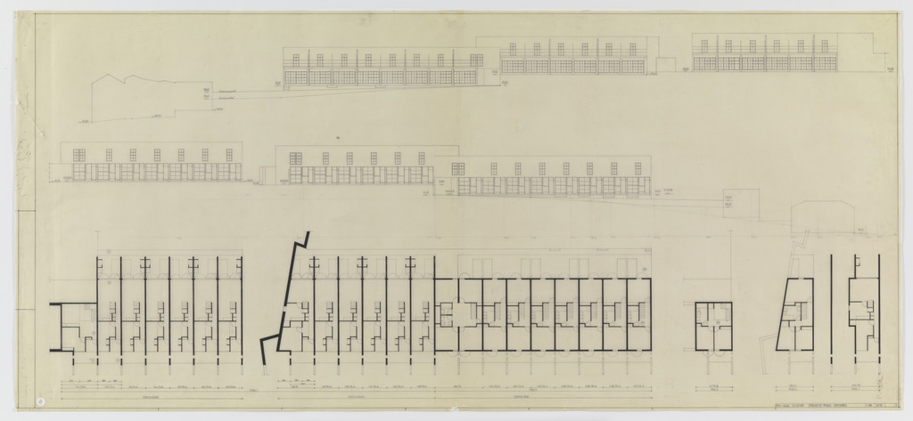 SAAL S. Victor Social Housing, Porto, Portugal (Elevations and plans)