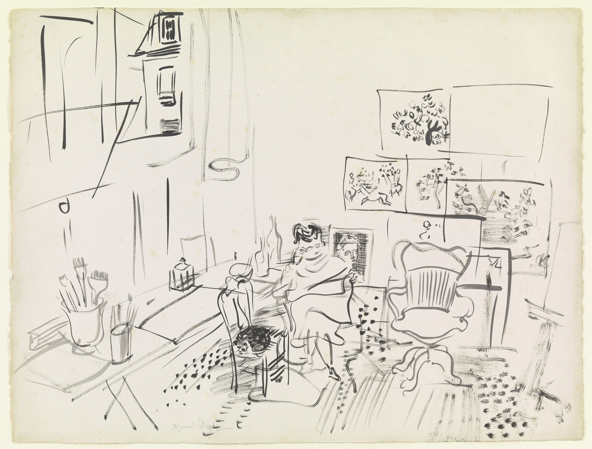 Raoul Dufy. The Artist&#39;s Studio. (c. 1942)