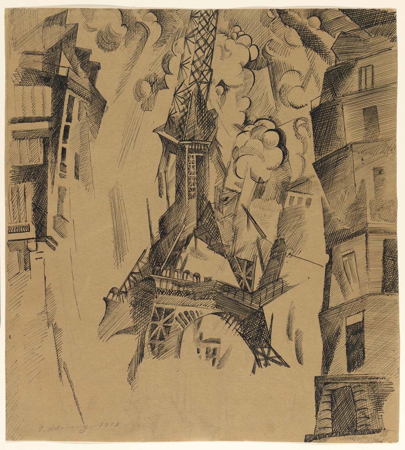 Robert Delaunay. The Tower. 1911, dated 1910