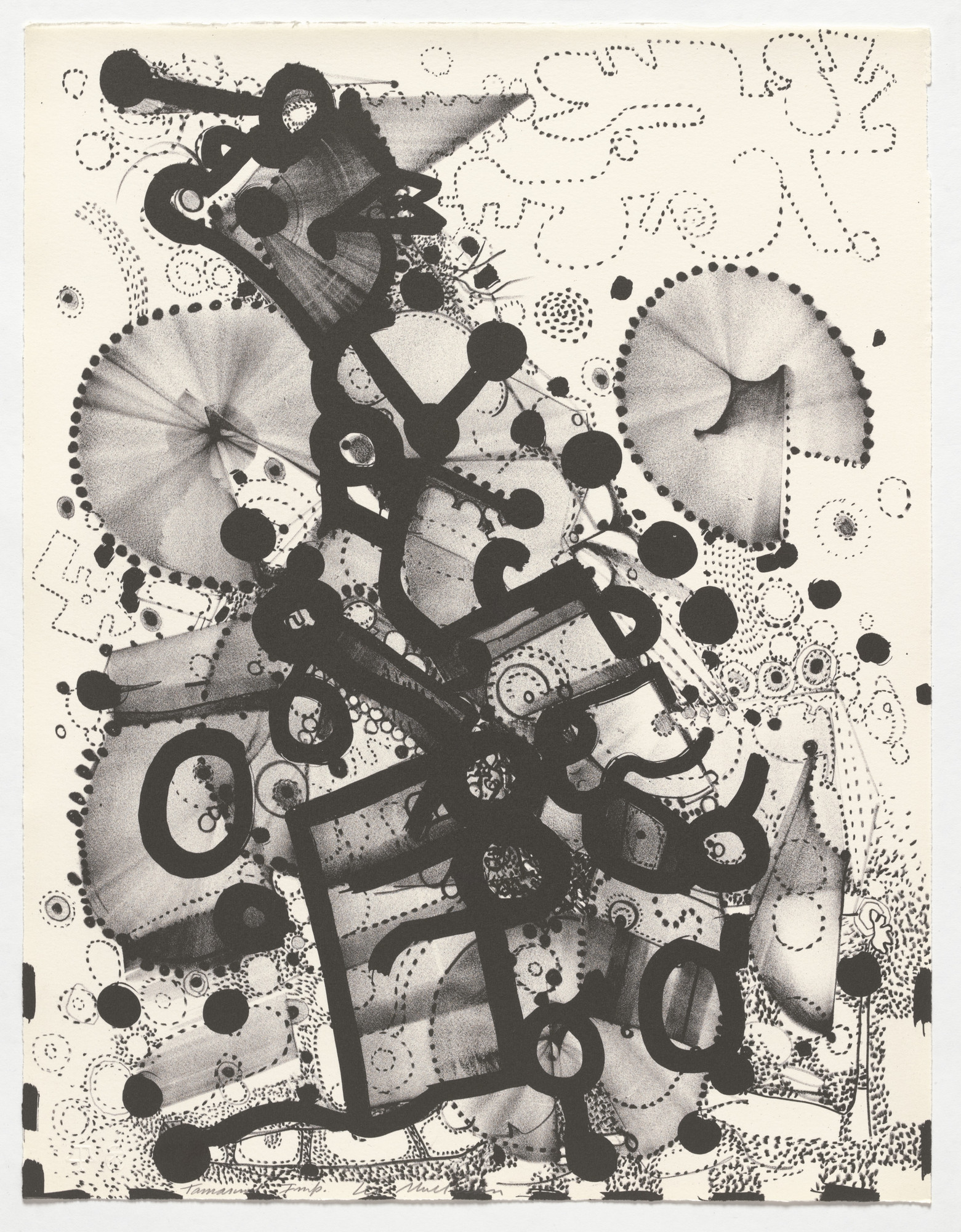 Lee Mullican. Untitled from Hungry Ghosts