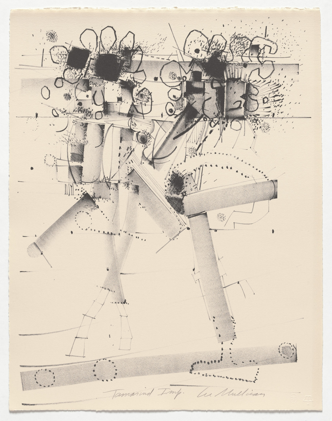 Lee Mullican. Untitled from Hungry Ghosts. 1964