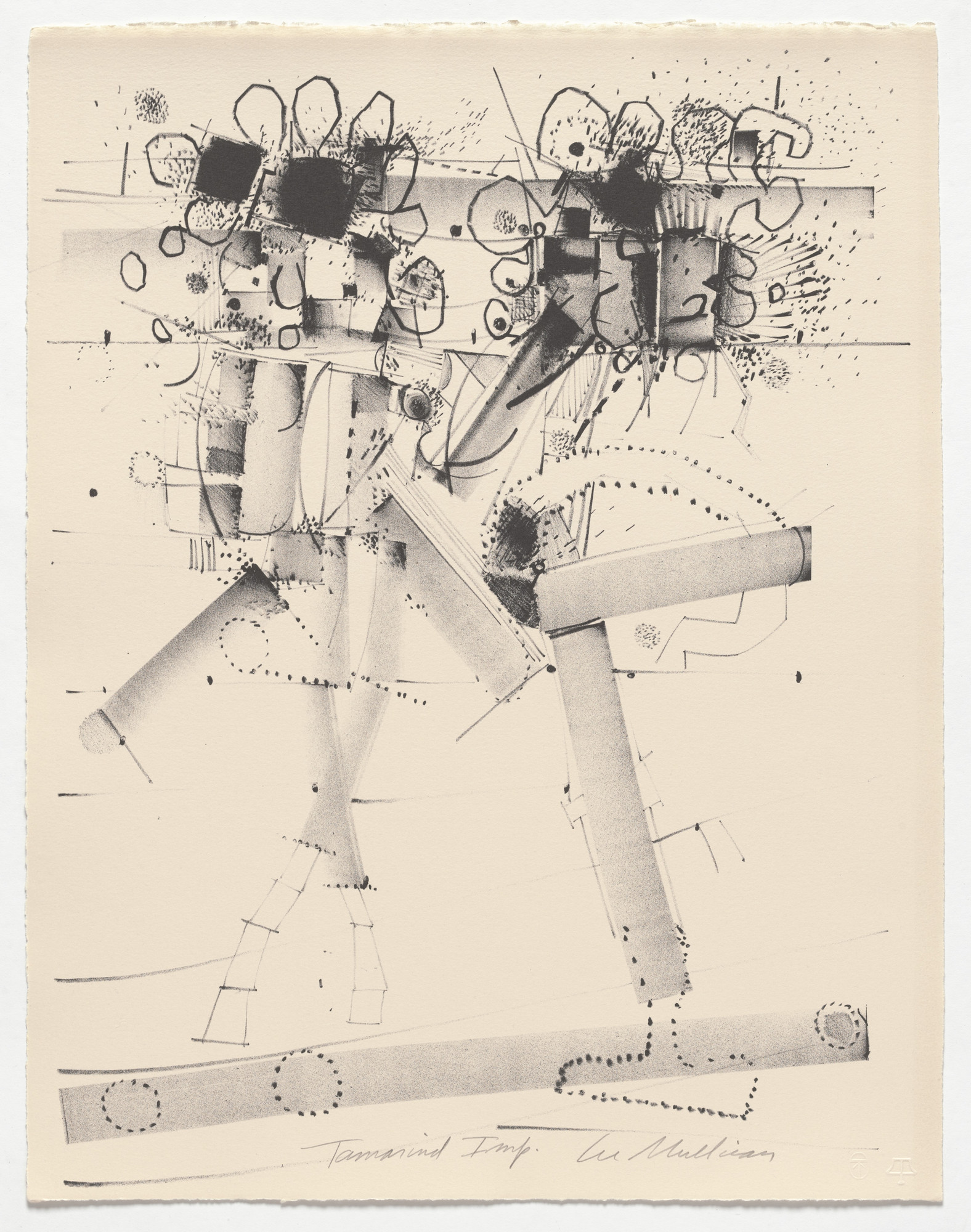 Lee Mullican. Untitled from Hungry Ghosts