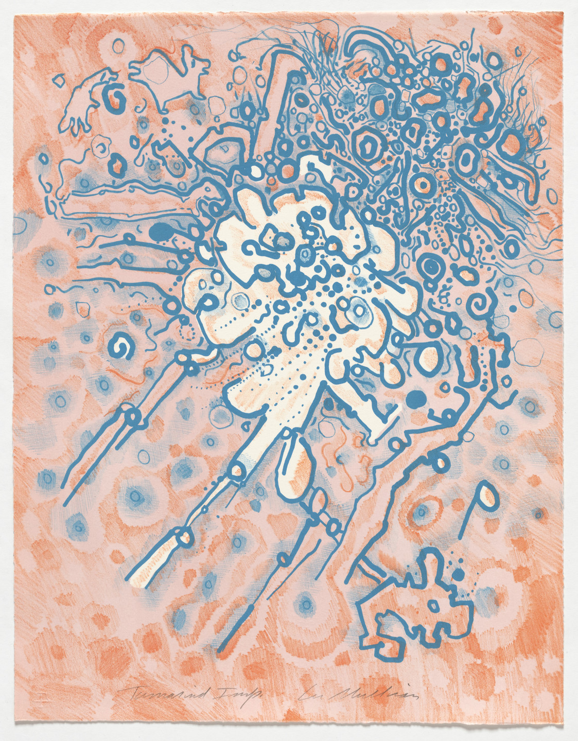 Lee Mullican. Untitled from Hungry Ghosts. 1964