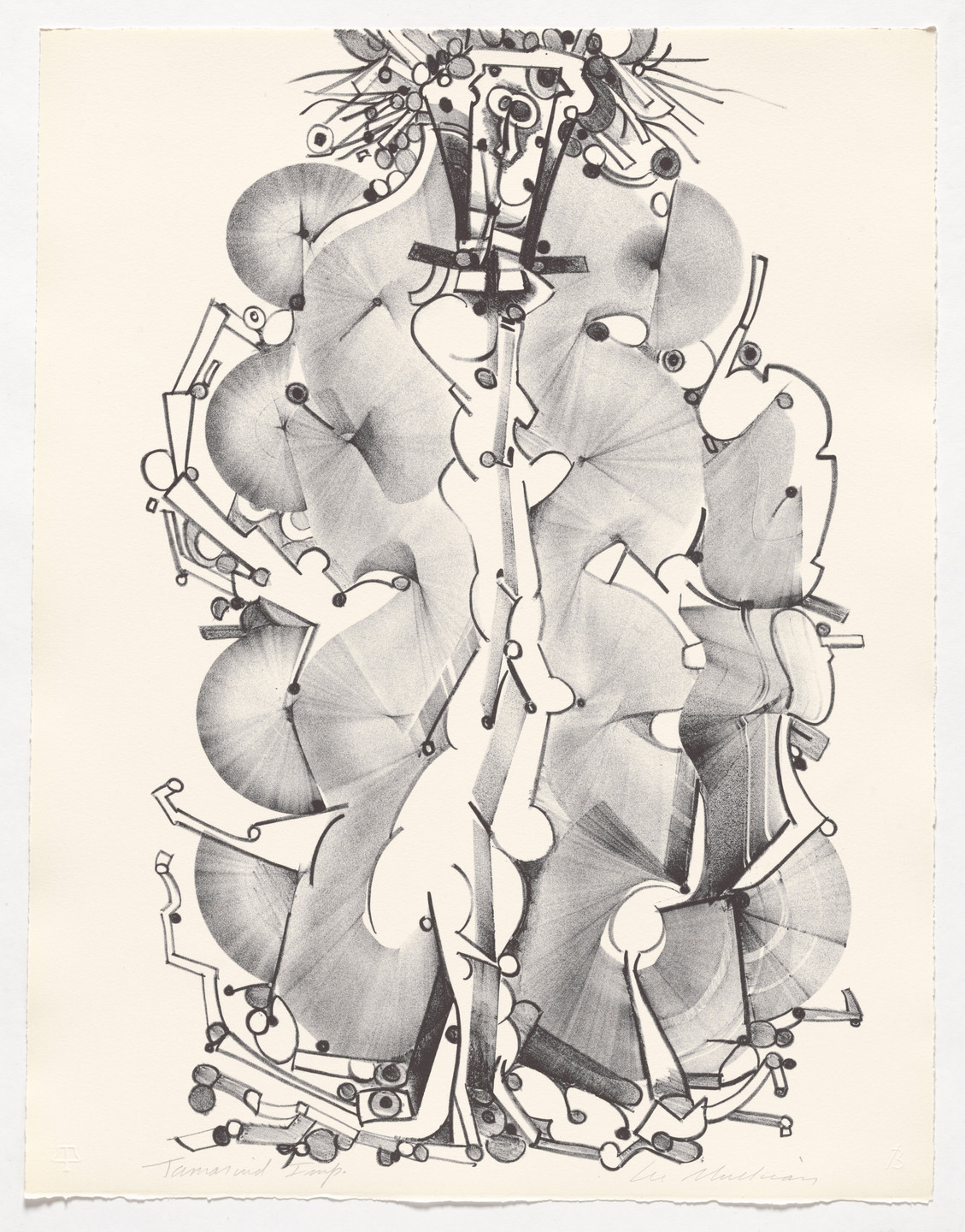 Lee Mullican. Untitled from Hungry Ghosts. 1964