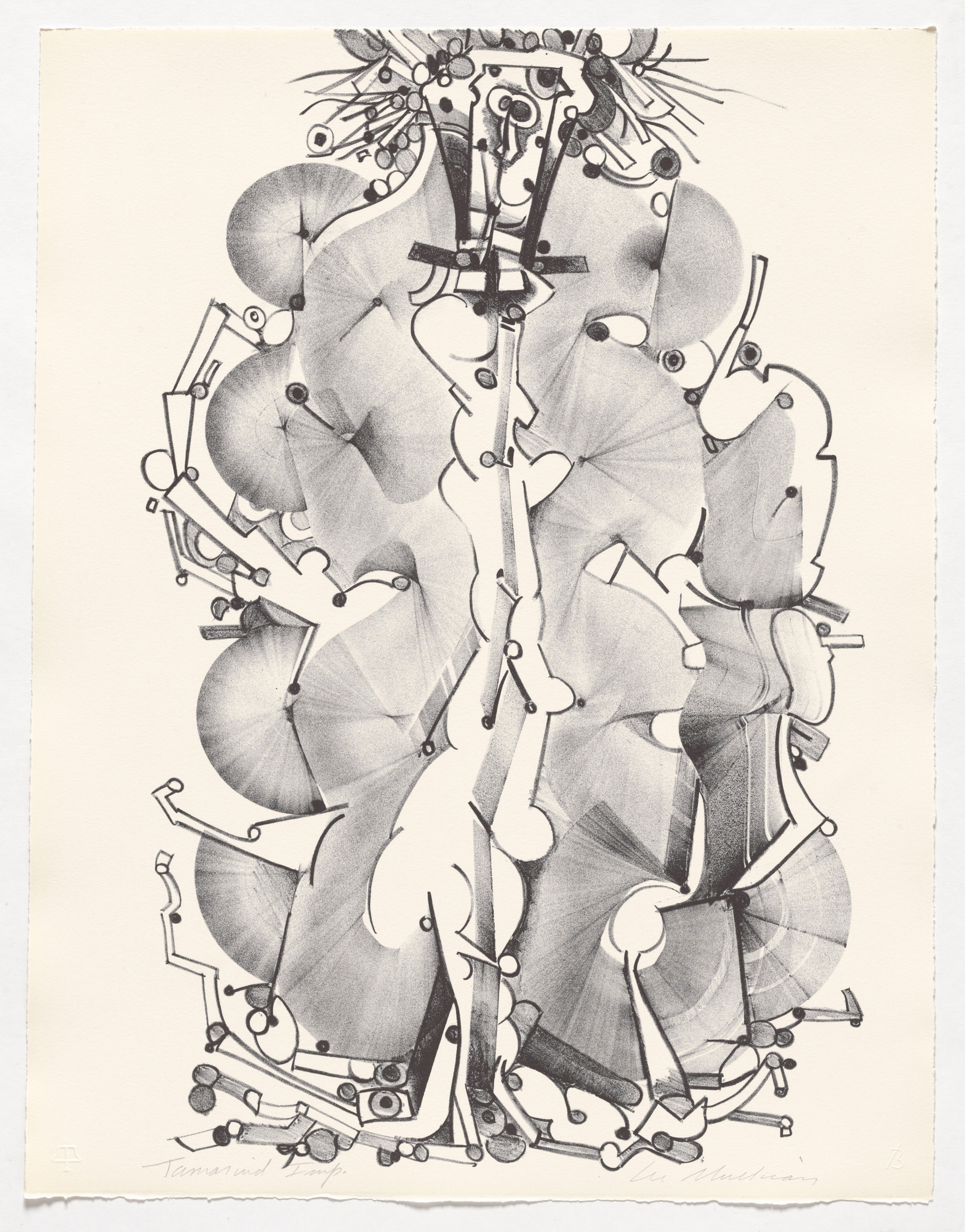 Lee Mullican. Untitled from Hungry Ghosts