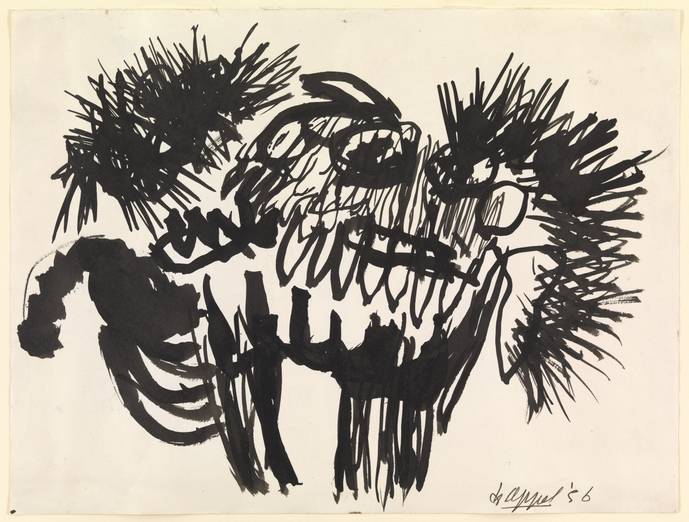 Karel Appel. Beast. 1956