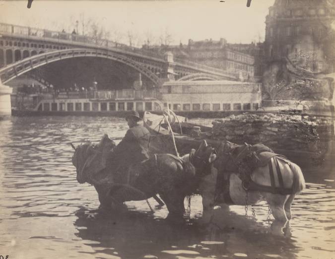 Eugène Atget. Bords de Seine. 1898