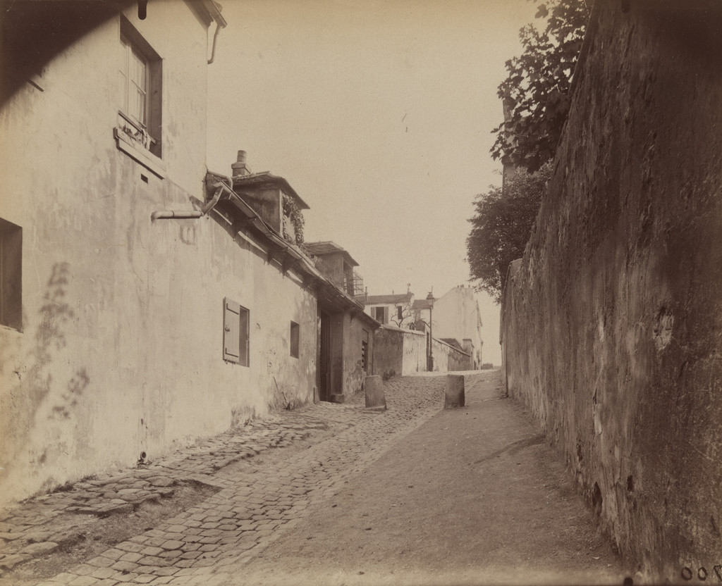 Montmartre, rue du Mont-Cenis, Eugène Atget, 1899, Albumen silver print