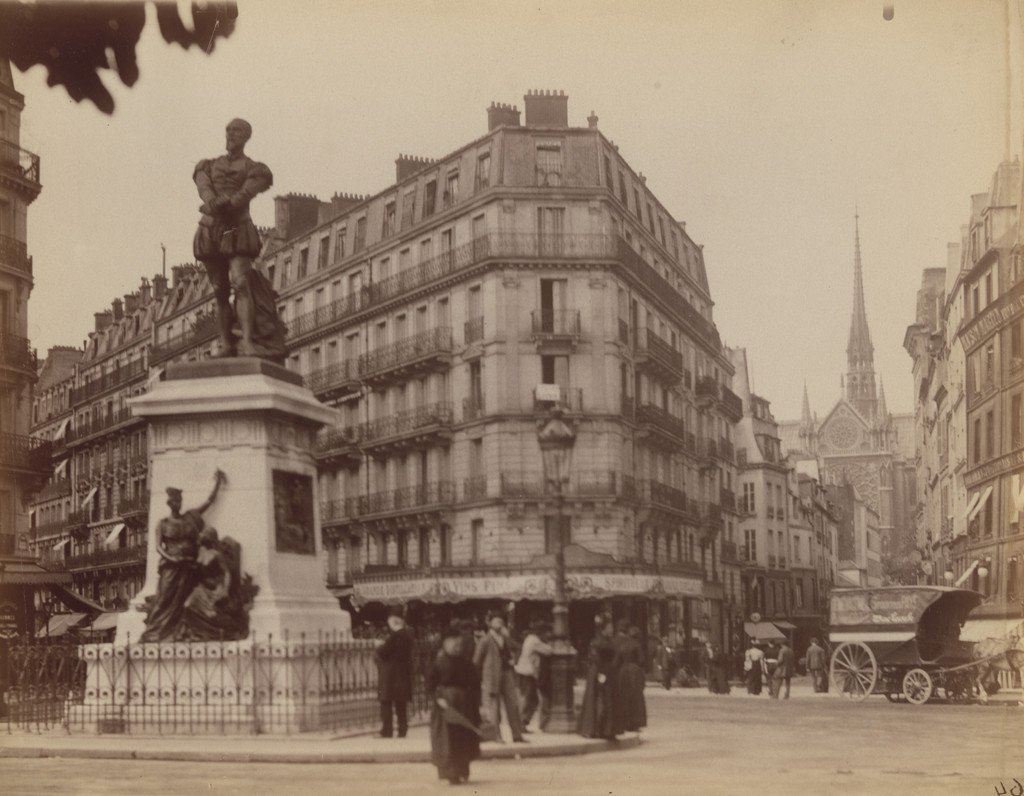 Place Maubert, Eugène Atget, 1899
