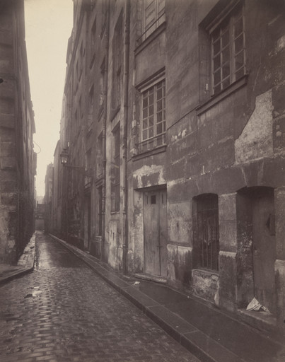 Eugène Atget. Rue de Nevers, temps de pluie. 1924