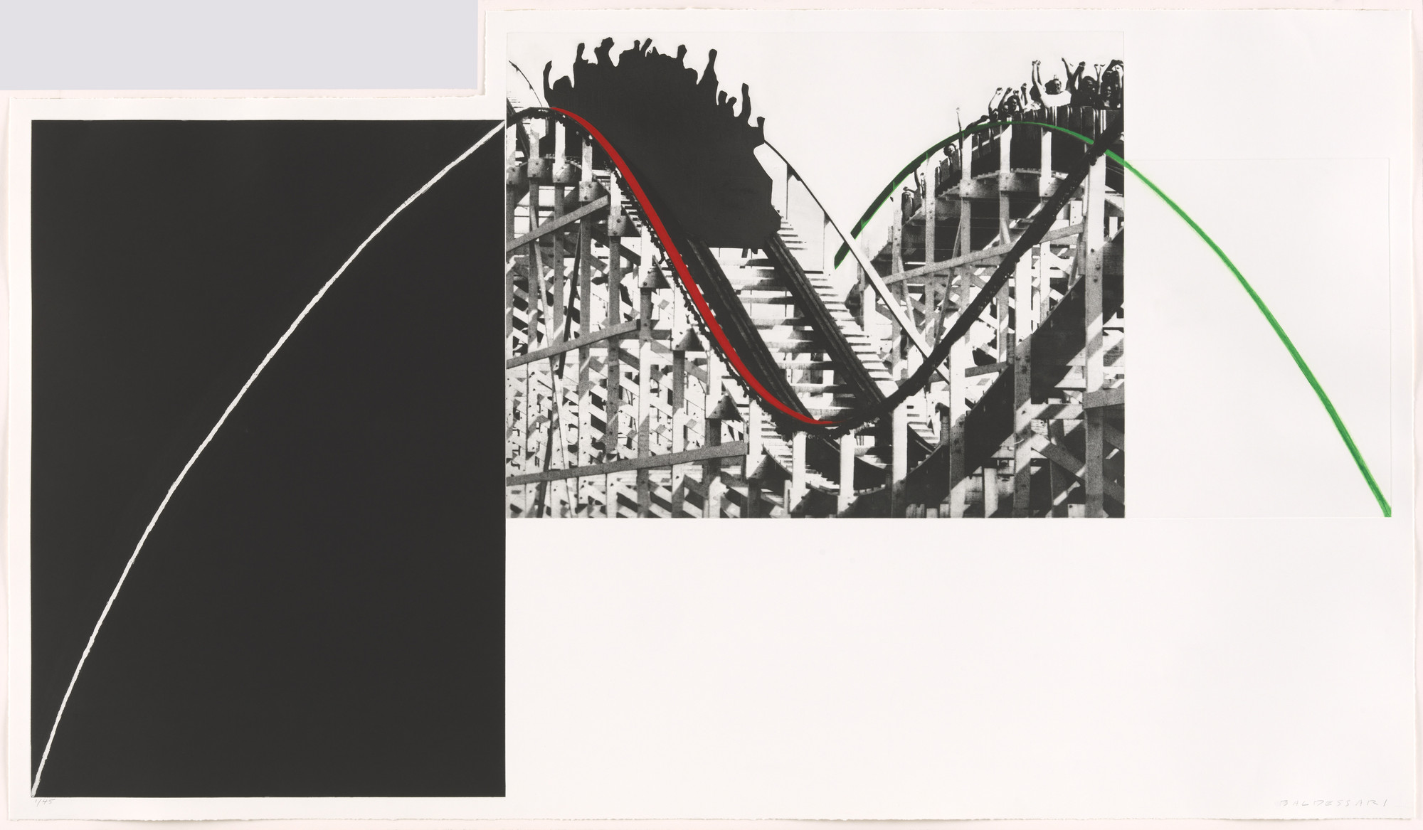 John Baldessari. Rollercoaster. 1989-90