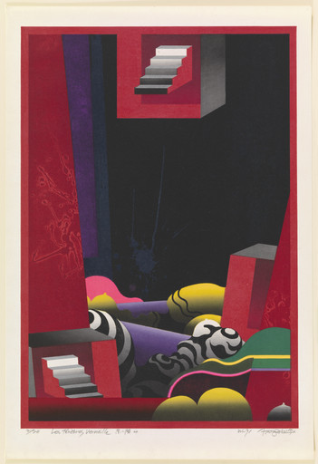 Akira Kurosaki. The Vermillion Darkness 4. 1970 | MoMA