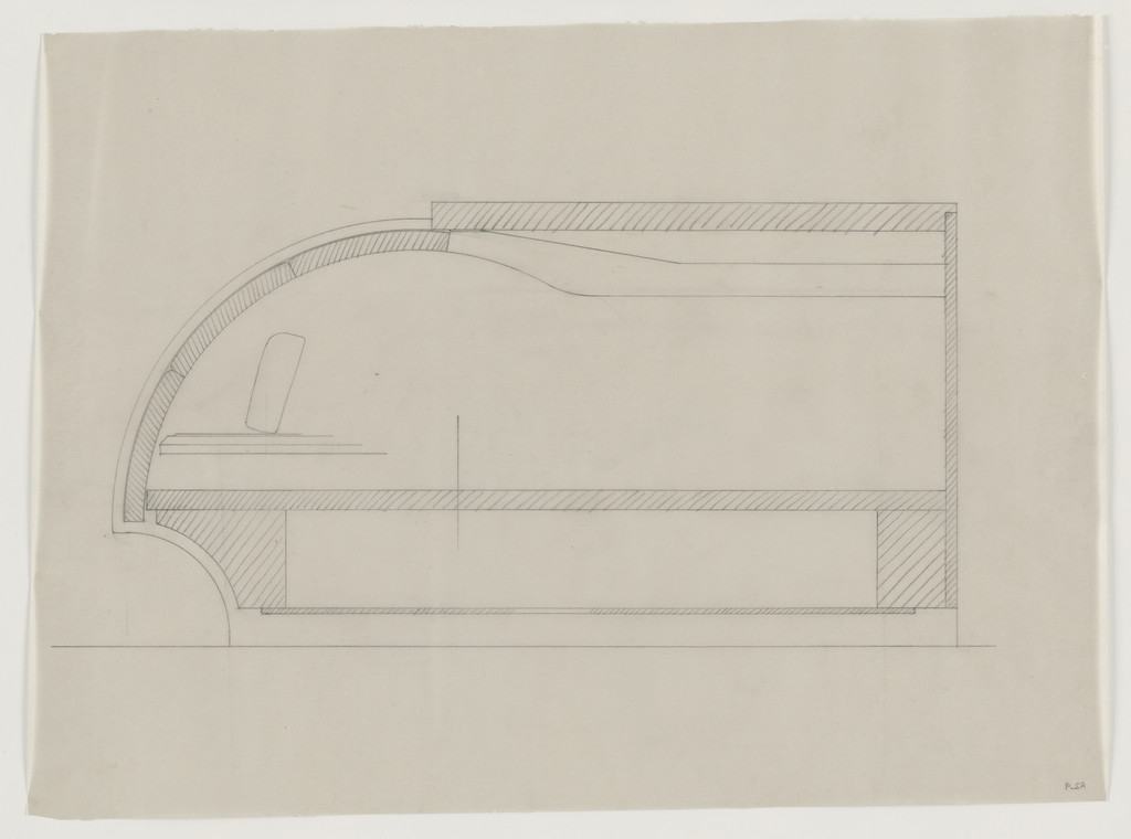 Design for Telefunken Record Player, Section