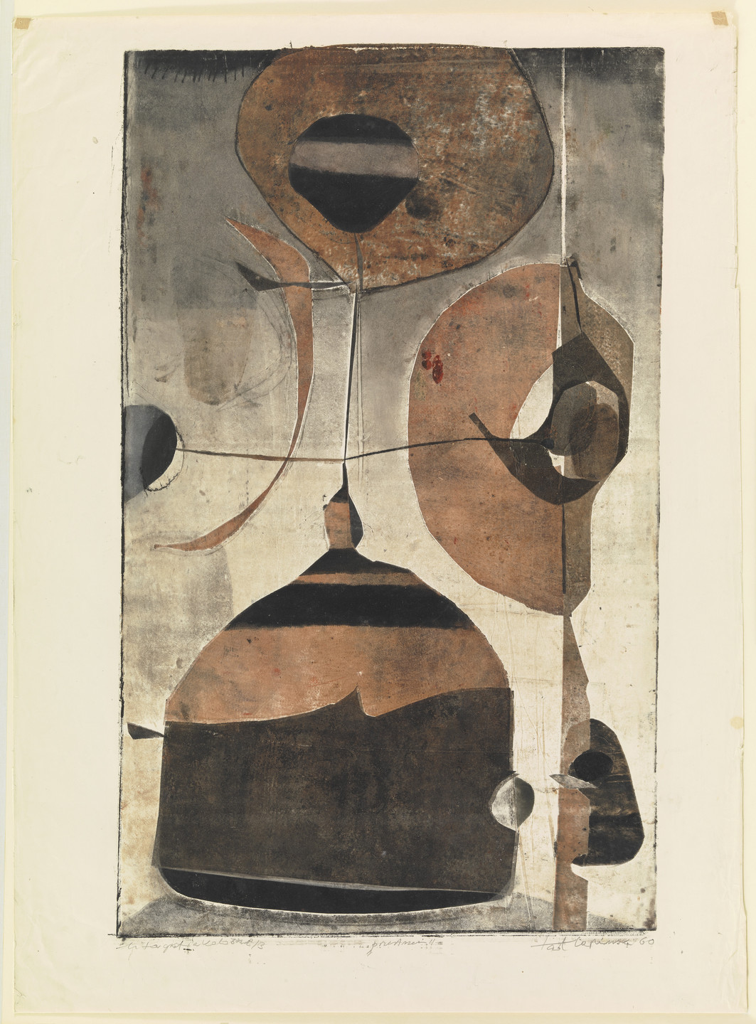 Tadeusz Lapinski. Space (Przestrzen). 1960