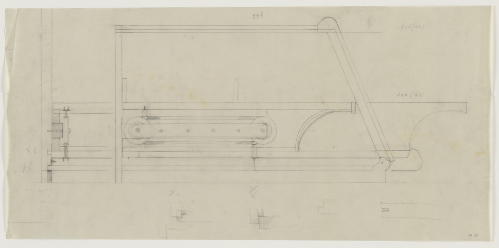 Design for Telefunken Record Player, Section