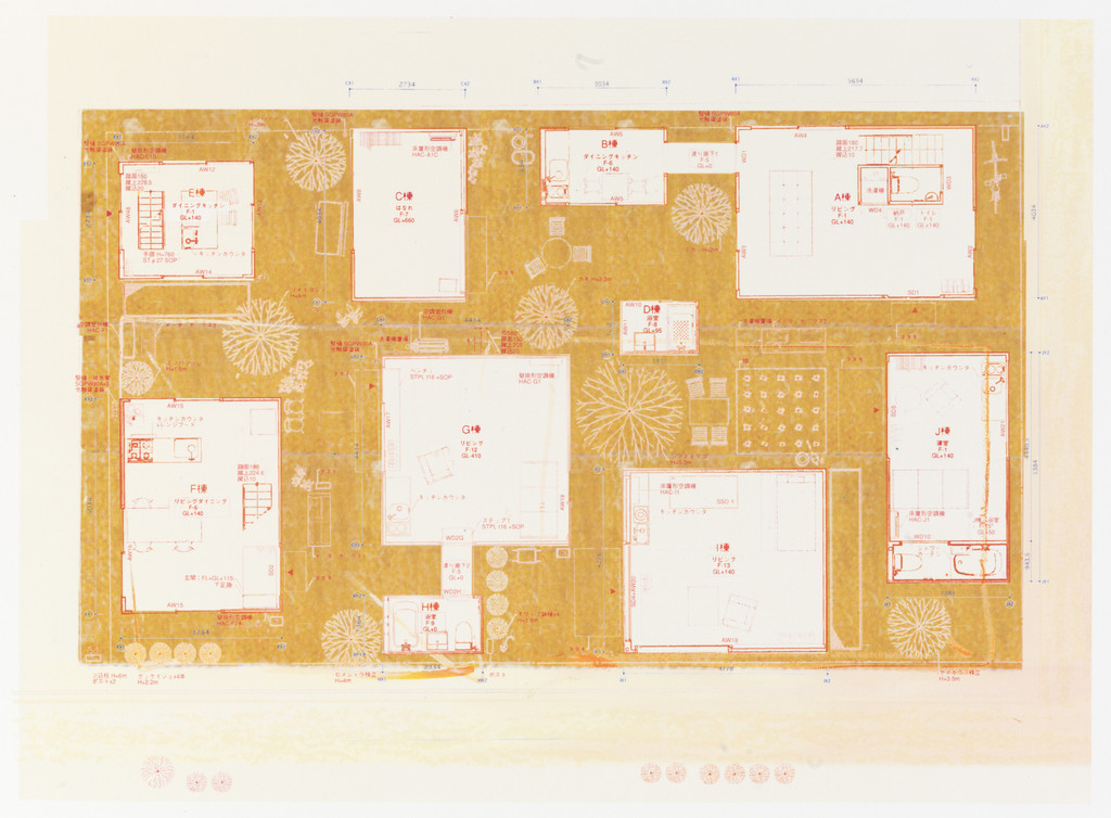 Moriyama House, Tokyo, Japan (Ground-floor plan)