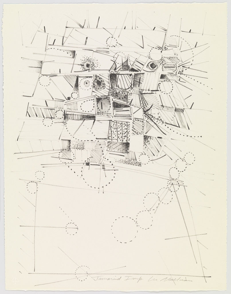 Pencil Head, Lee Mullican, 1964