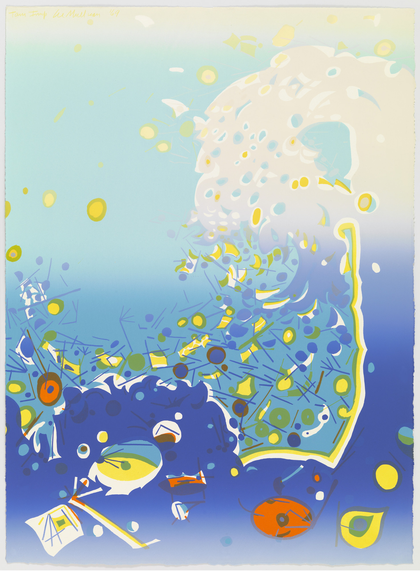 Lee Mullican. The Wave