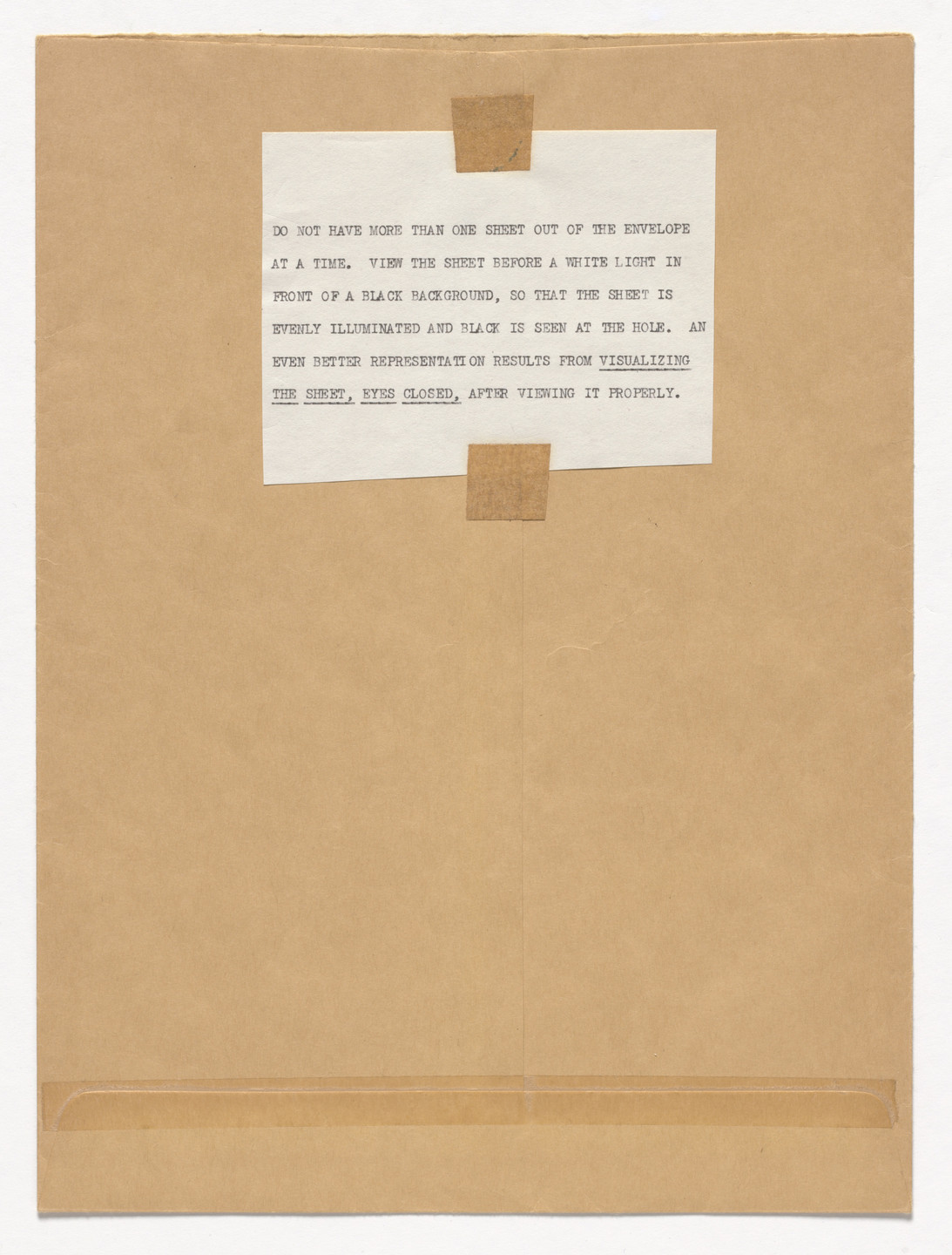 Henry Flynt. Representation of the Memory of an Energy Cube Organism. 1961
