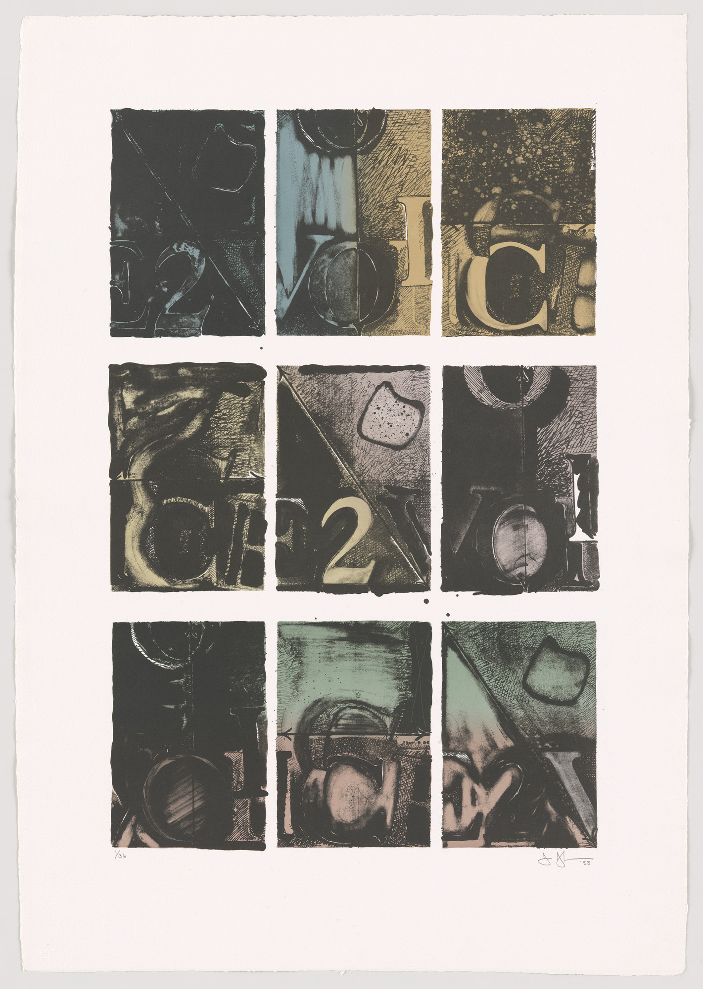 Jasper Johns. Voice 2
